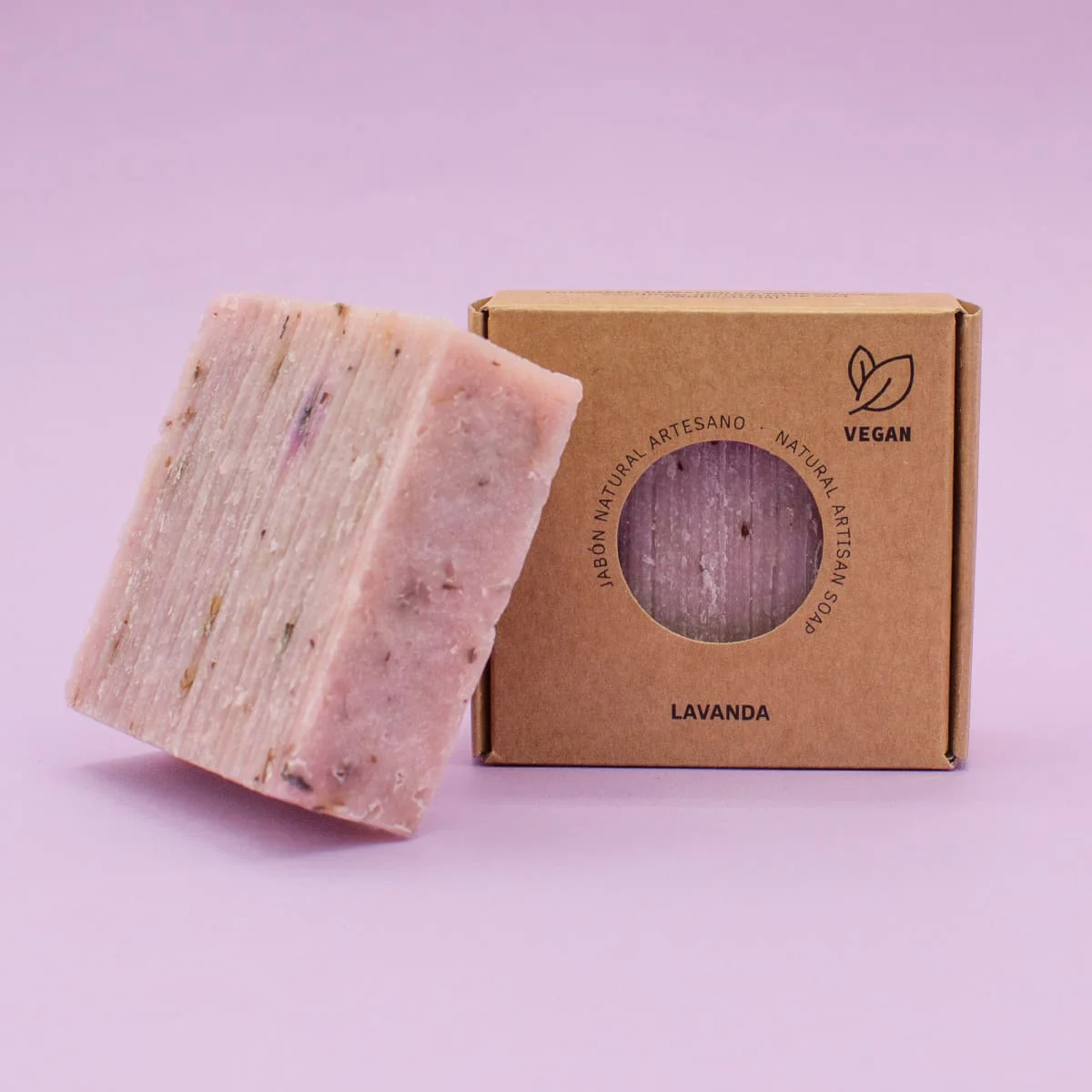 Jabón Natural Lavanda Premium Labnatur 100 g | Relajante | Aromaterapia | Limpieza Suave - Image 3