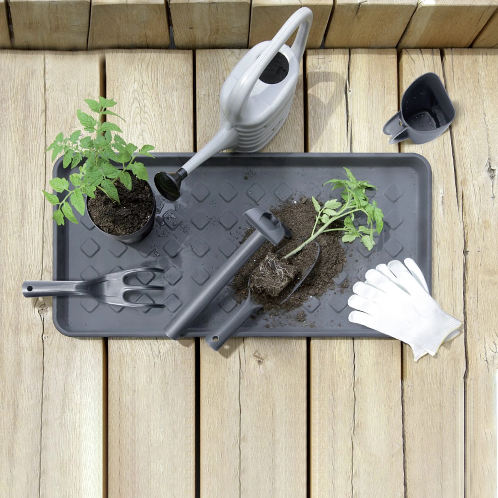 Juego De 6 Herramientas De Mano Prosperplast Respana Gardening En Color Antracita - Image 3