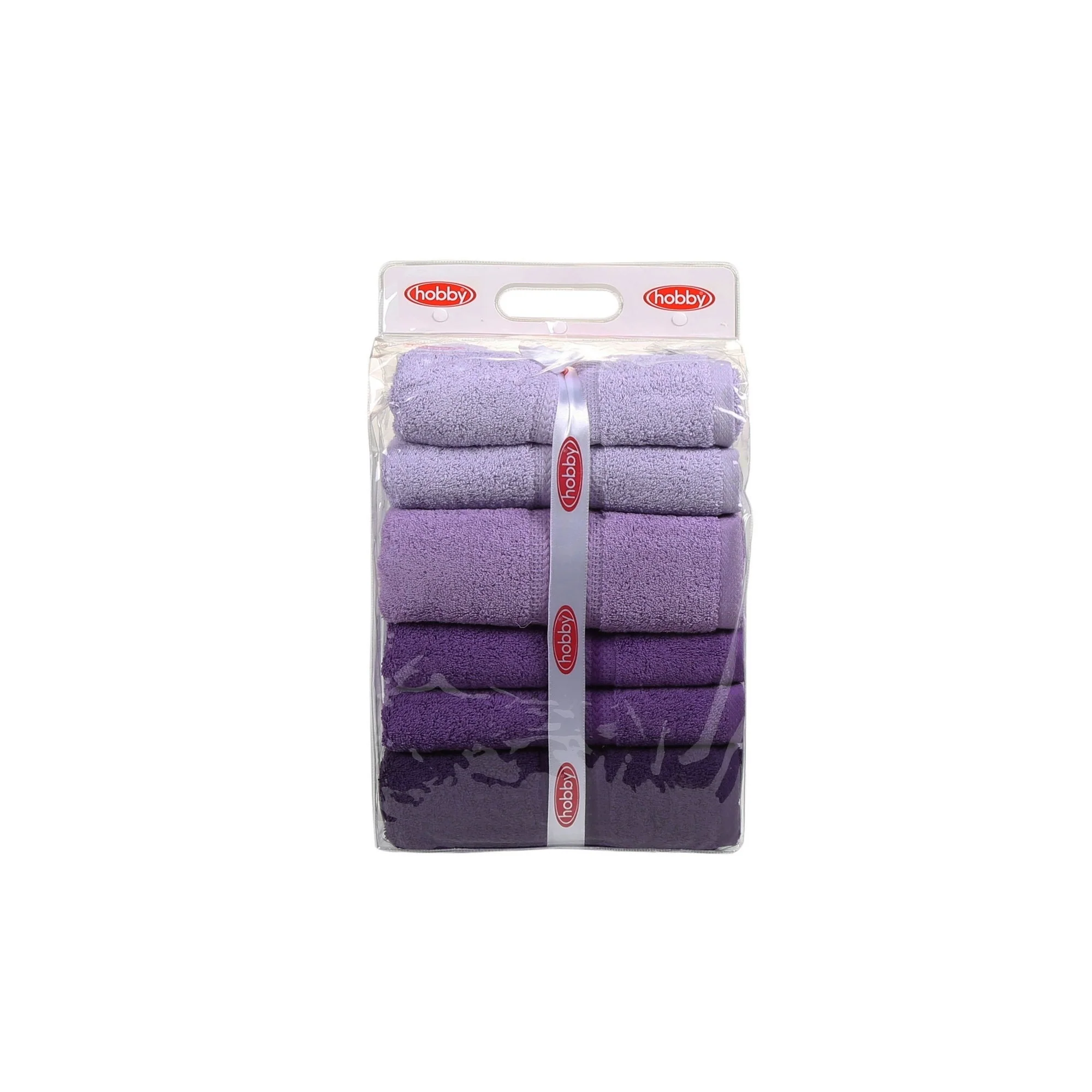 Juego De Toallas De Baño (4 Piezas) Lila Ligera, Lila, Púrpura, Morado Oscuro - Image 4