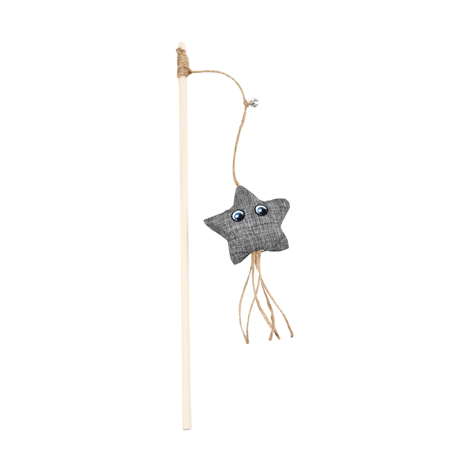 Juguete Para Gato En Forma De Caña De Pescar De 40cm, Cuerda Y Estrella De Tela En El Extremo - Image 2