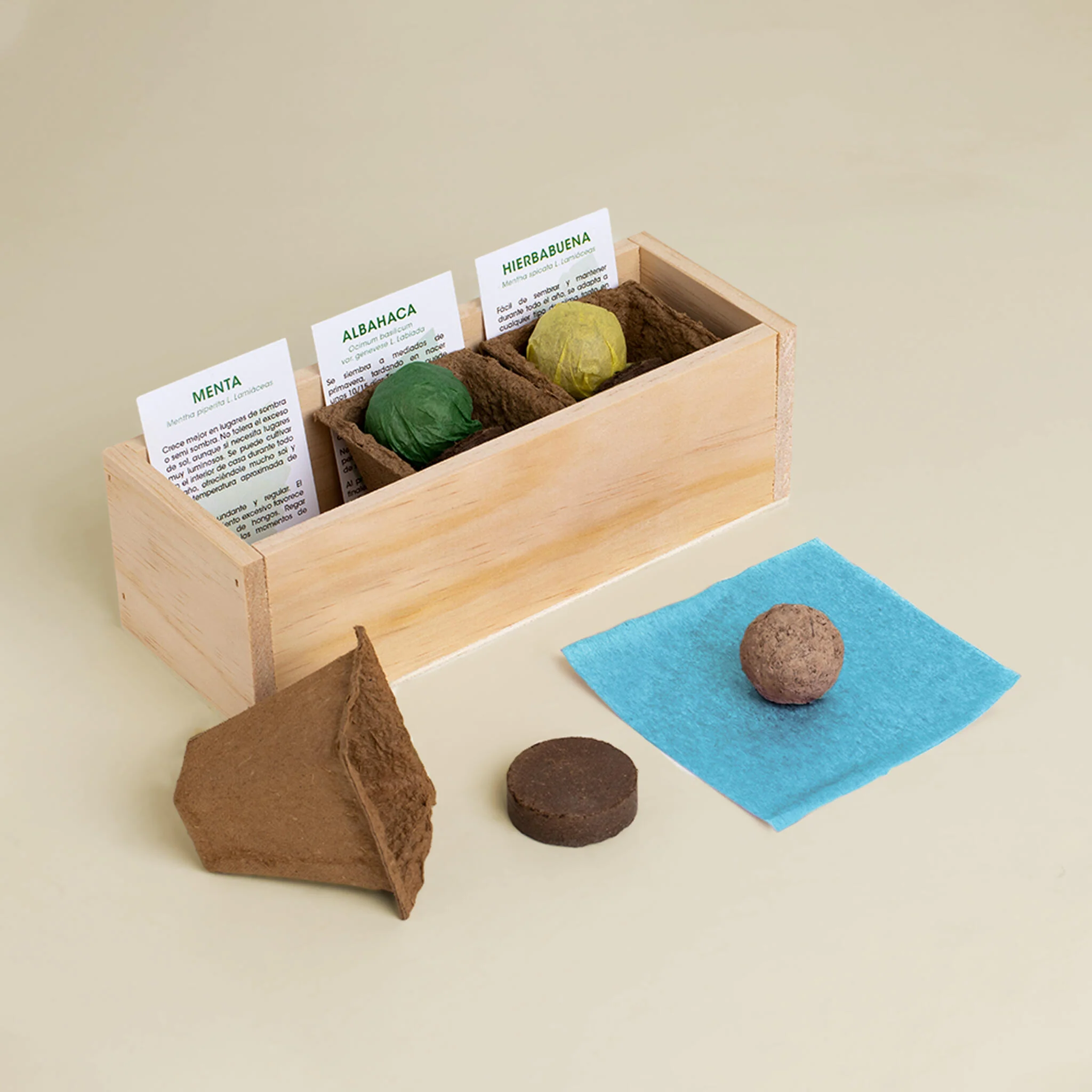 Kit Autocultivo Mojito | Cultiva Menta, Albahaca Y Hierbabuena En Casa | Regalo Original Para Cócteles - Image 3