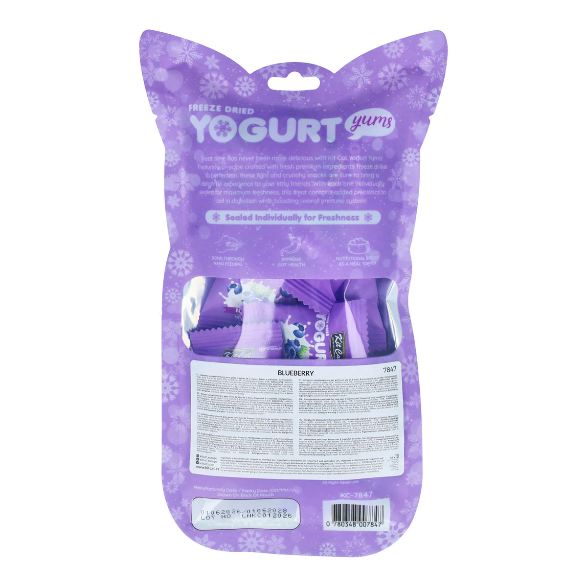 Kit Cat Yogurt Yums Liofilizado Arándano 10g (10 unidades) - Image 4