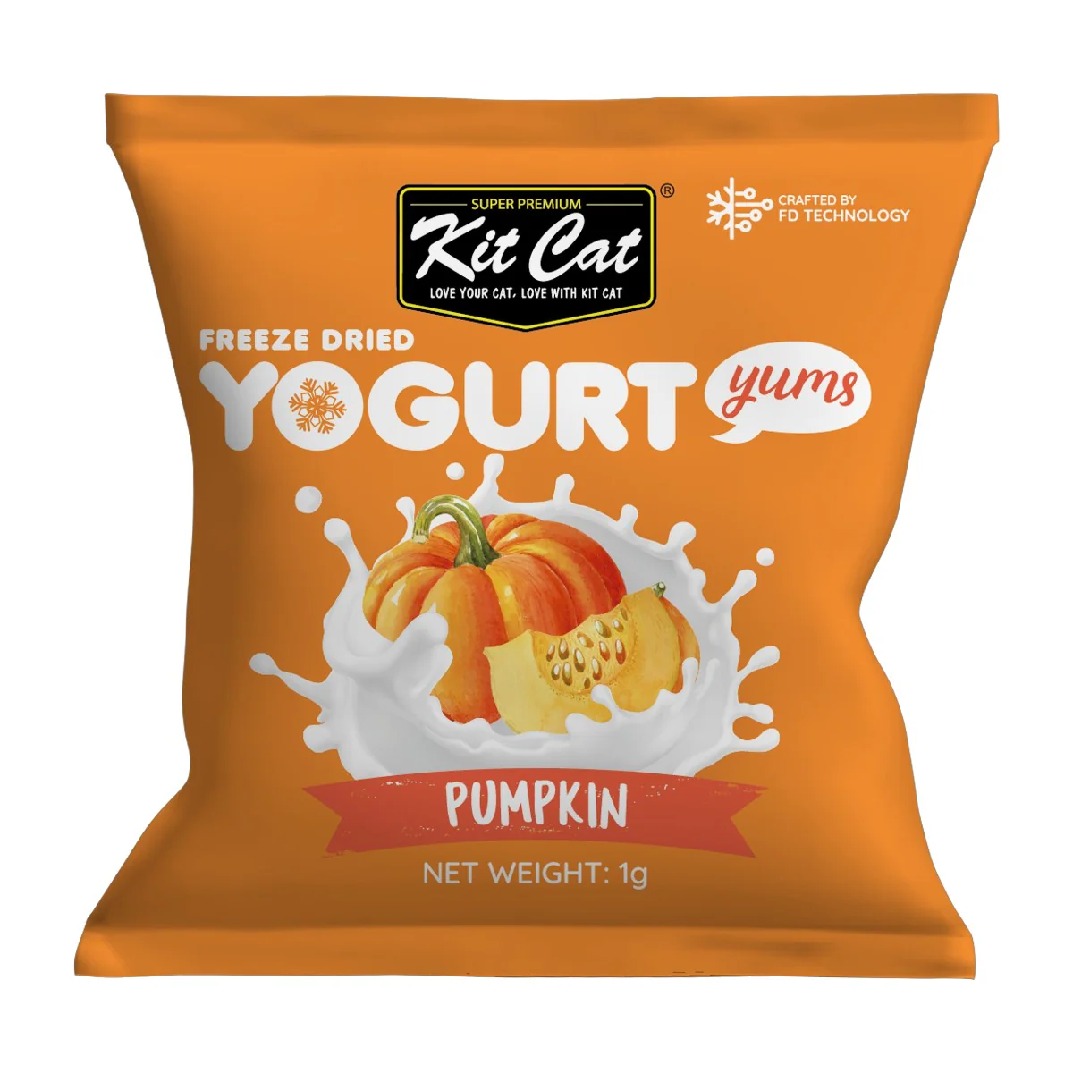 Kit Cat Yogurt Yums Liofilizado Calabaza 10g (10 unidades) - Image 2
