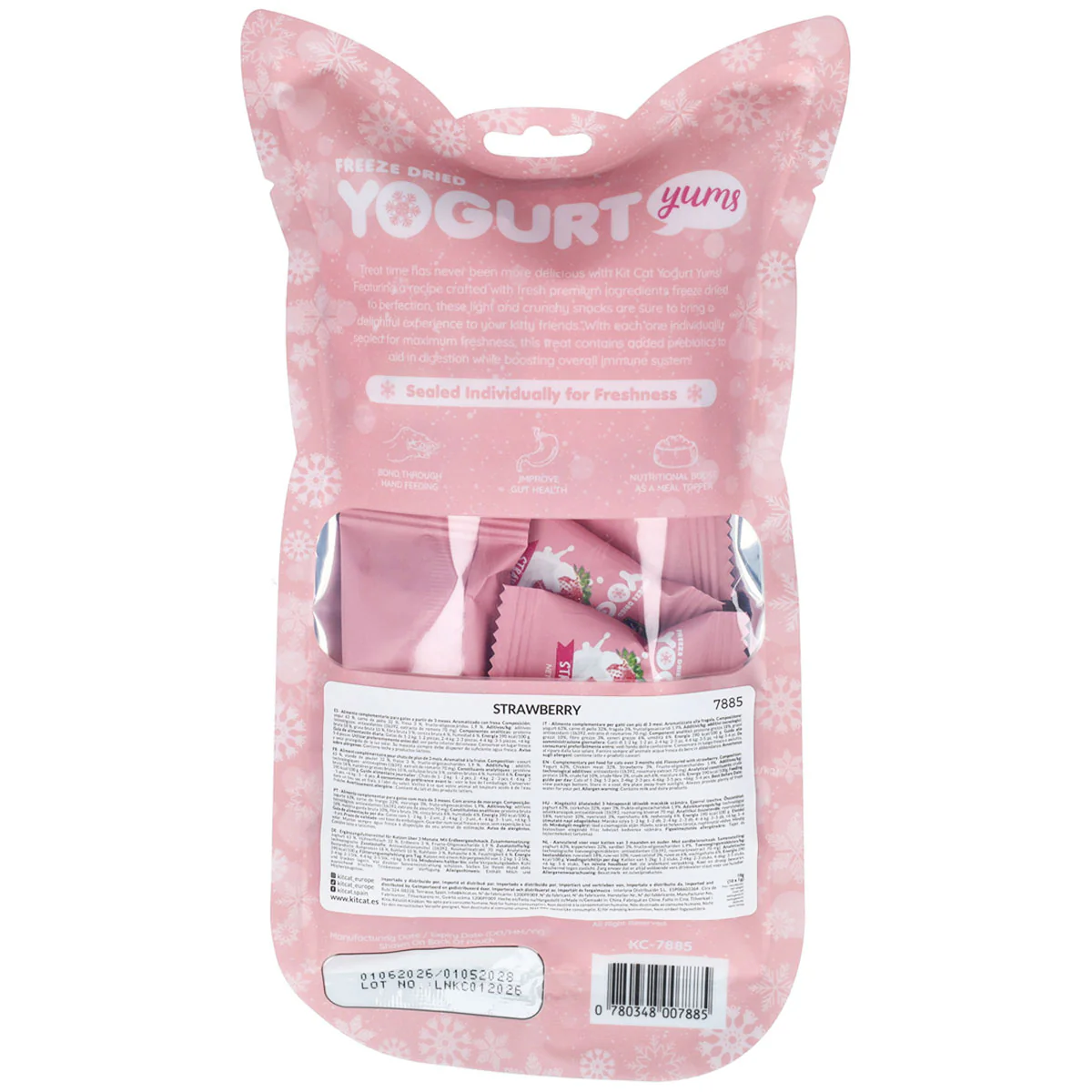 Kit Cat Yogurt Yums Liofilizado Fresa 10g (10 unidades) - Image 4