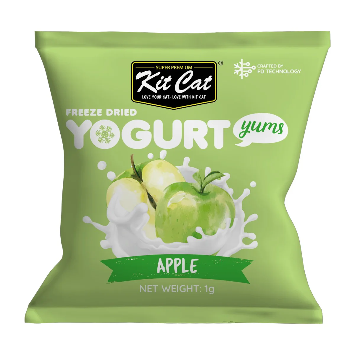 Kit Cat Yogurt Yums Liofilizado Manzana 10g (10 unidades) - Image 2