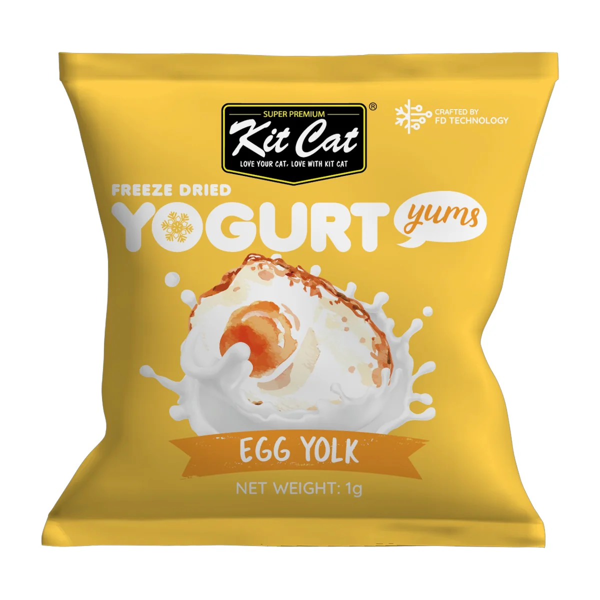 Kit Cat Yogurt Yums Liofilizado Yema de Huevo 10g (10 unidades) - Image 2