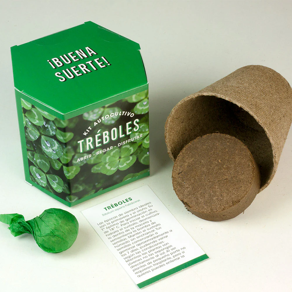 Kit De Autocultivo De Tréboles | Cultiva Tu Propio Símbolo De Buena Suerte En Casa - Image 2