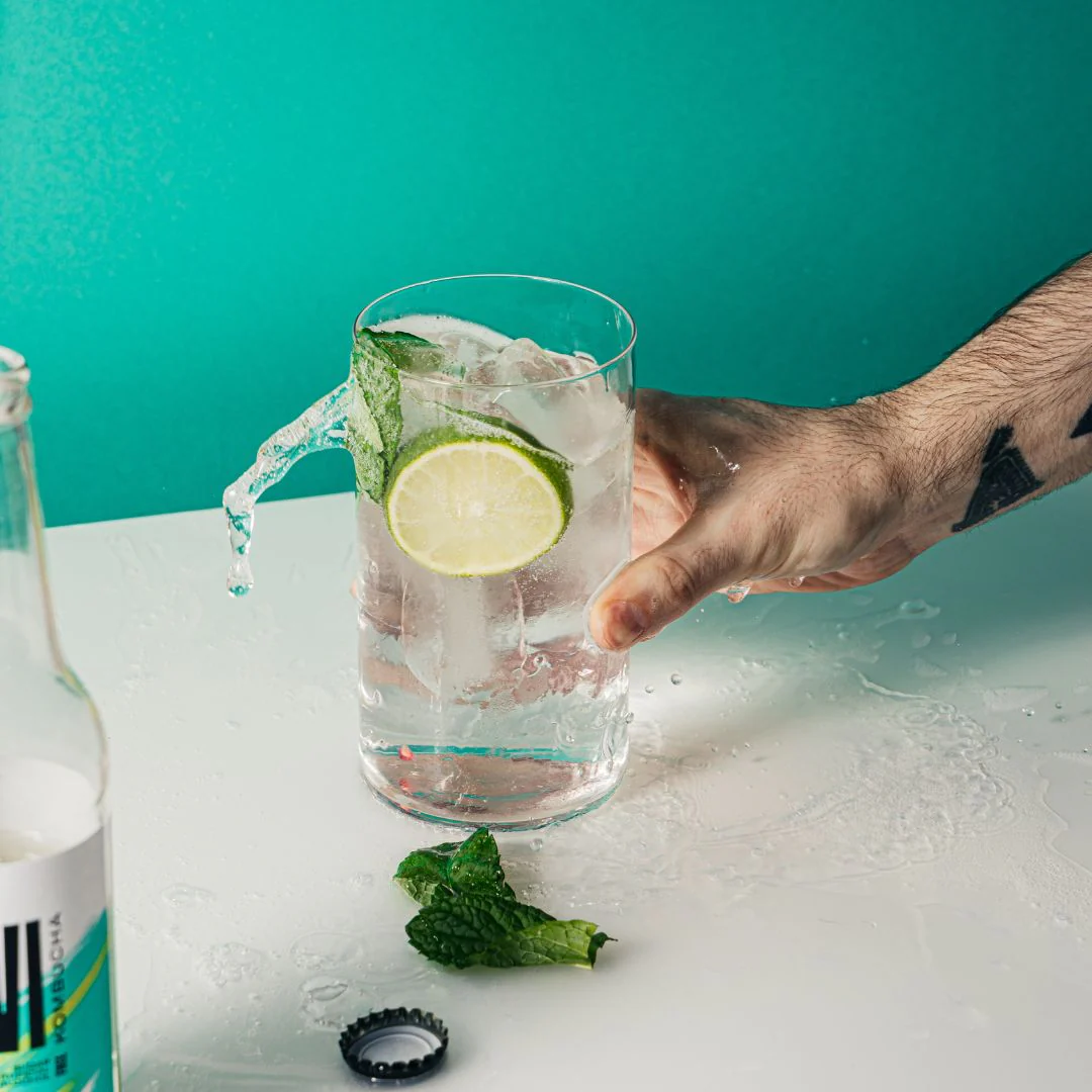 Kombucha Lime & Mint 0% Azucar Miwi 12 Botellas 33cl - Image 2