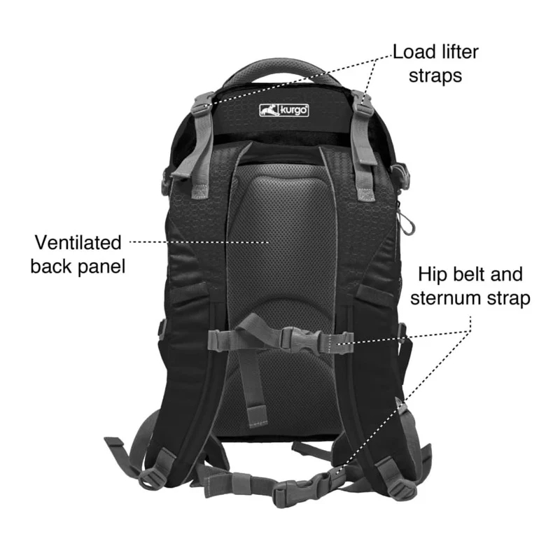 Kurgo Mochila Para Perros G-train K9 Negro - Image 6