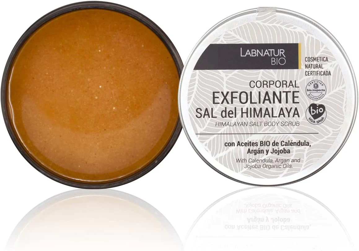 Labnatur Bio Exfoliante Corporal Sal Del Himalaya - Con Aceites De Caléndula, Argán Y Jojoba - Hidrata, Suaviza Y Nutre - Image 2
