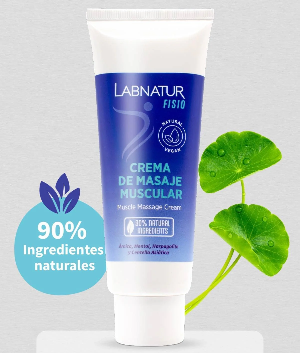Labnatur Fisio Crema de Masaje Muscular 125 ml | Preparación y Recuperación de Músculos y Ligamentos | NATURAL - Image 4