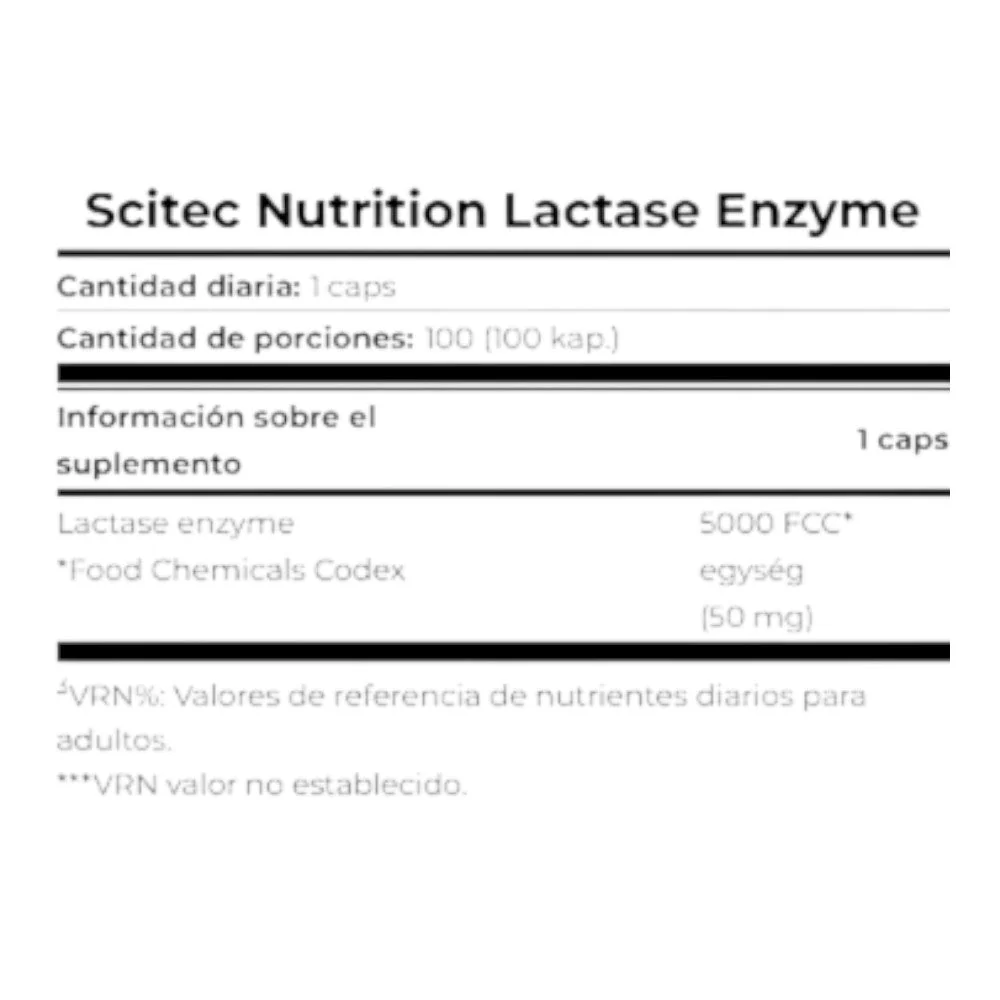 Lactase Enzyme 100 Caps - Image 2