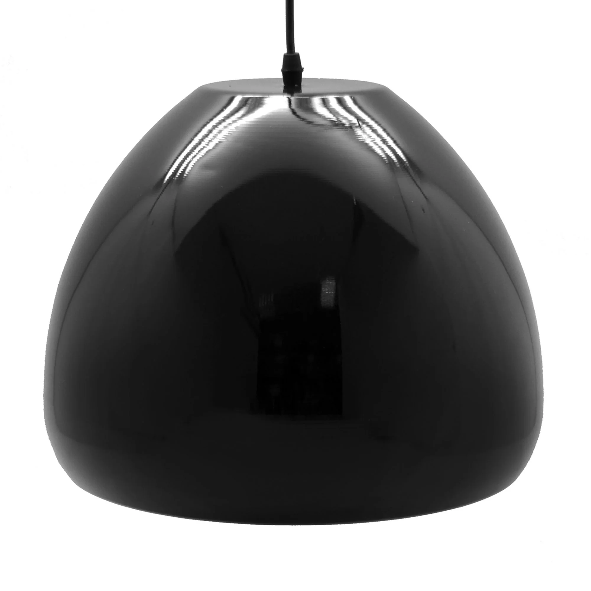 Lámpara Colgante De Techo Diseño Globo Negro Acrílico Ø34x26cm - Image 3