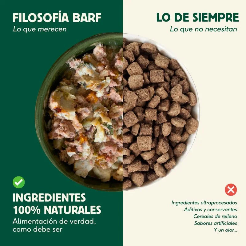 Lata Filosofía BARF de MERLUZA Wild Balance 400 g - Image 4