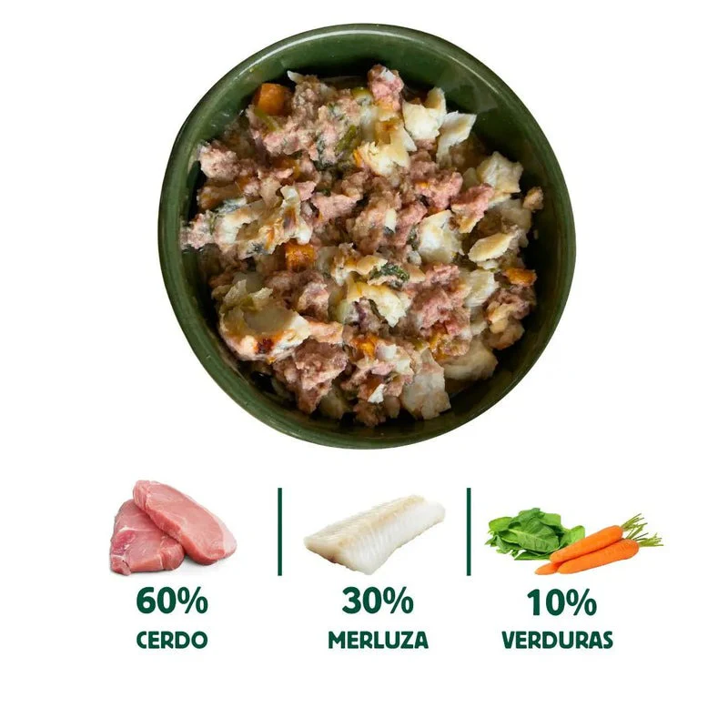 Lata Filosofía BARF de MERLUZA Wild Balance 400 g - Image 5