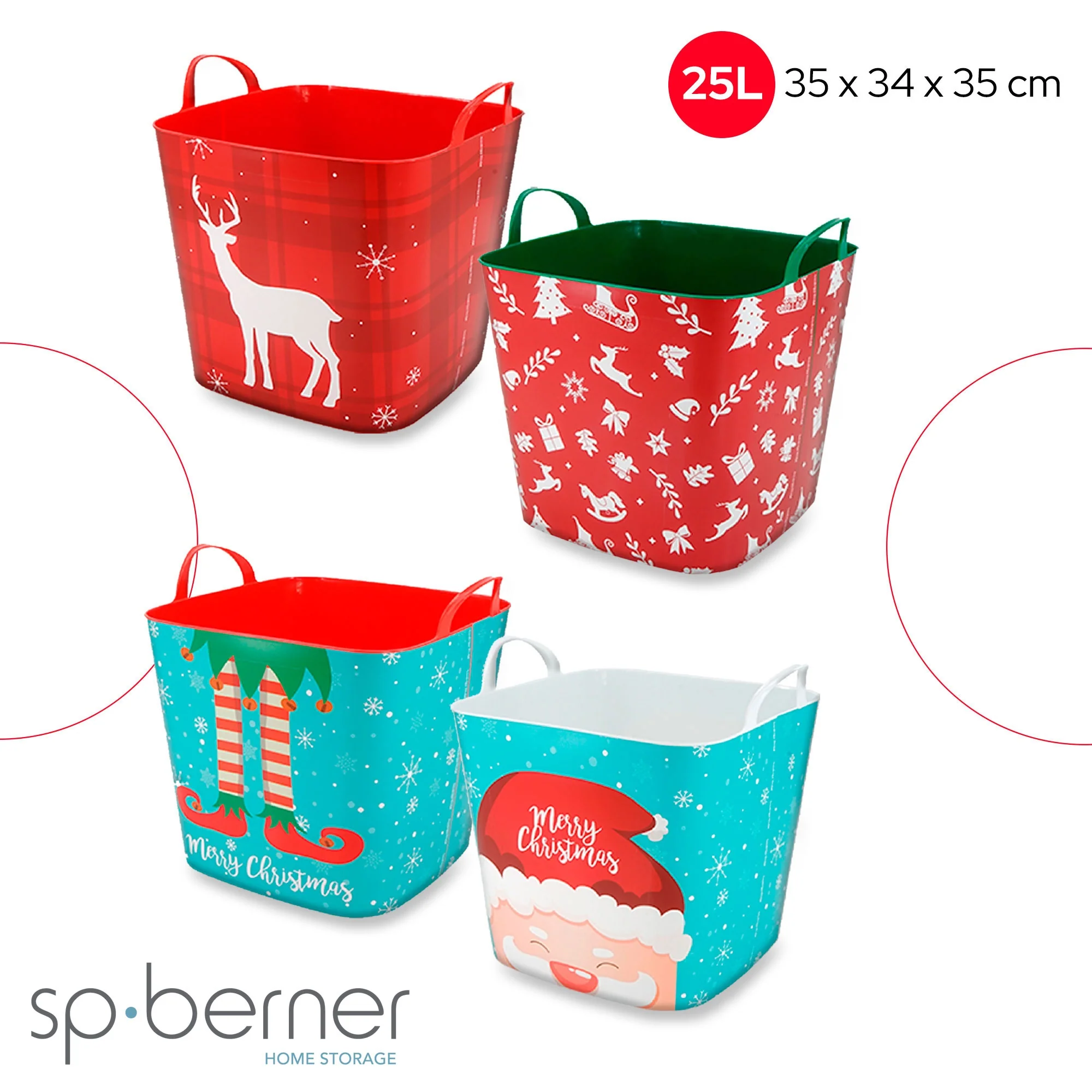 Life Story Cesto 25l Iml Elfo Xmas - Image 3