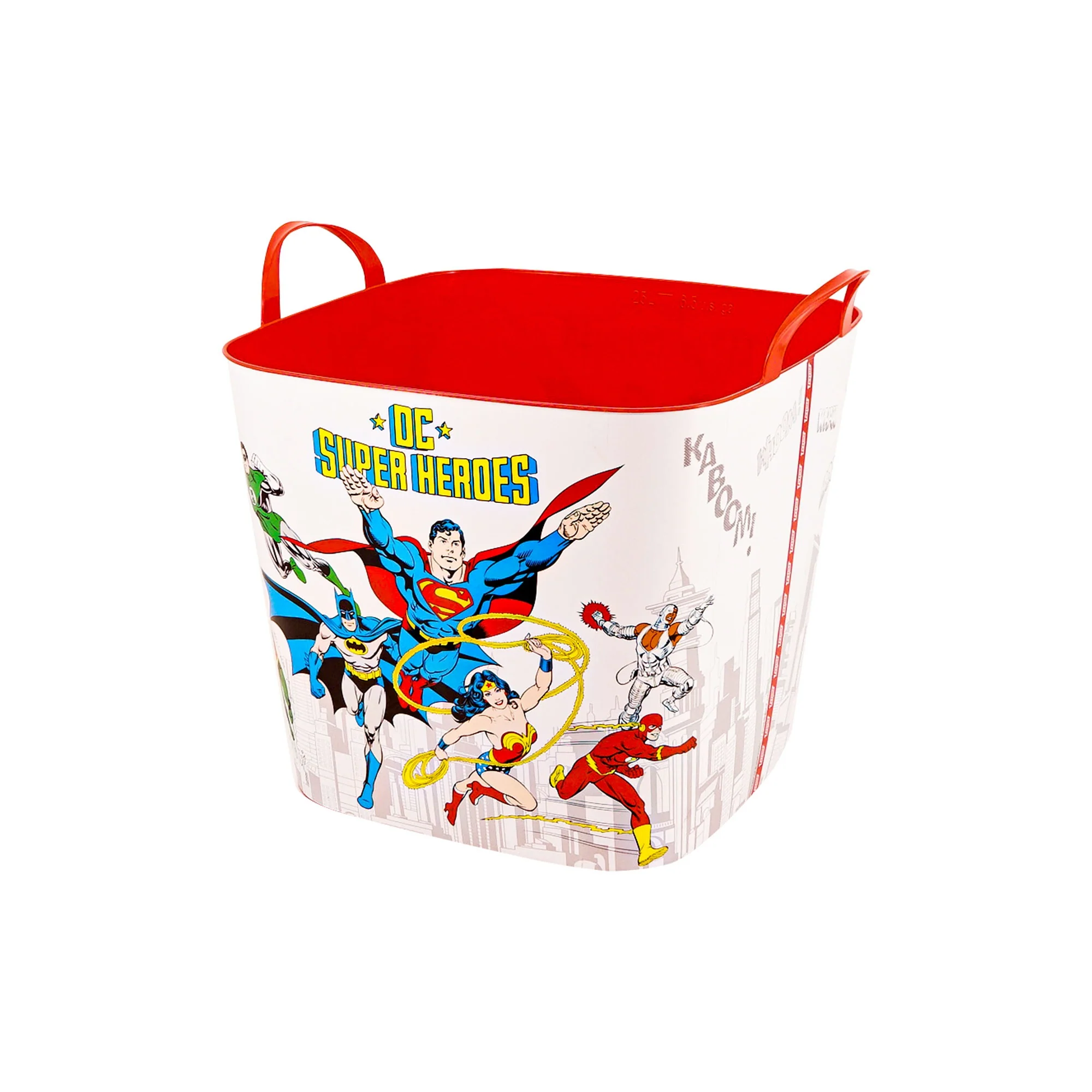 Life Story Cesto 25l Iml Justice League Superheros Warner