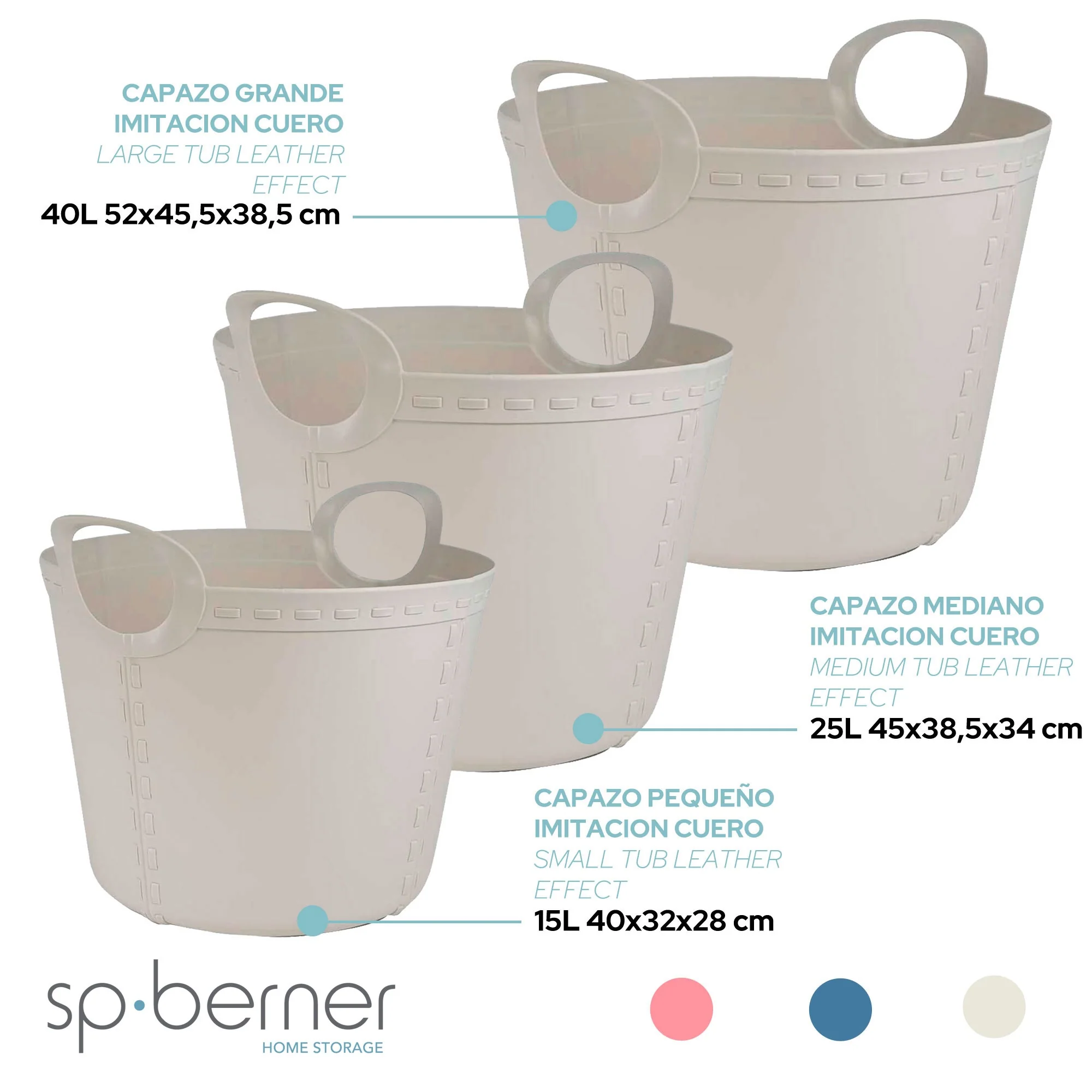Life Story Cesto Craft Medium 25l Light Grey - Image 3