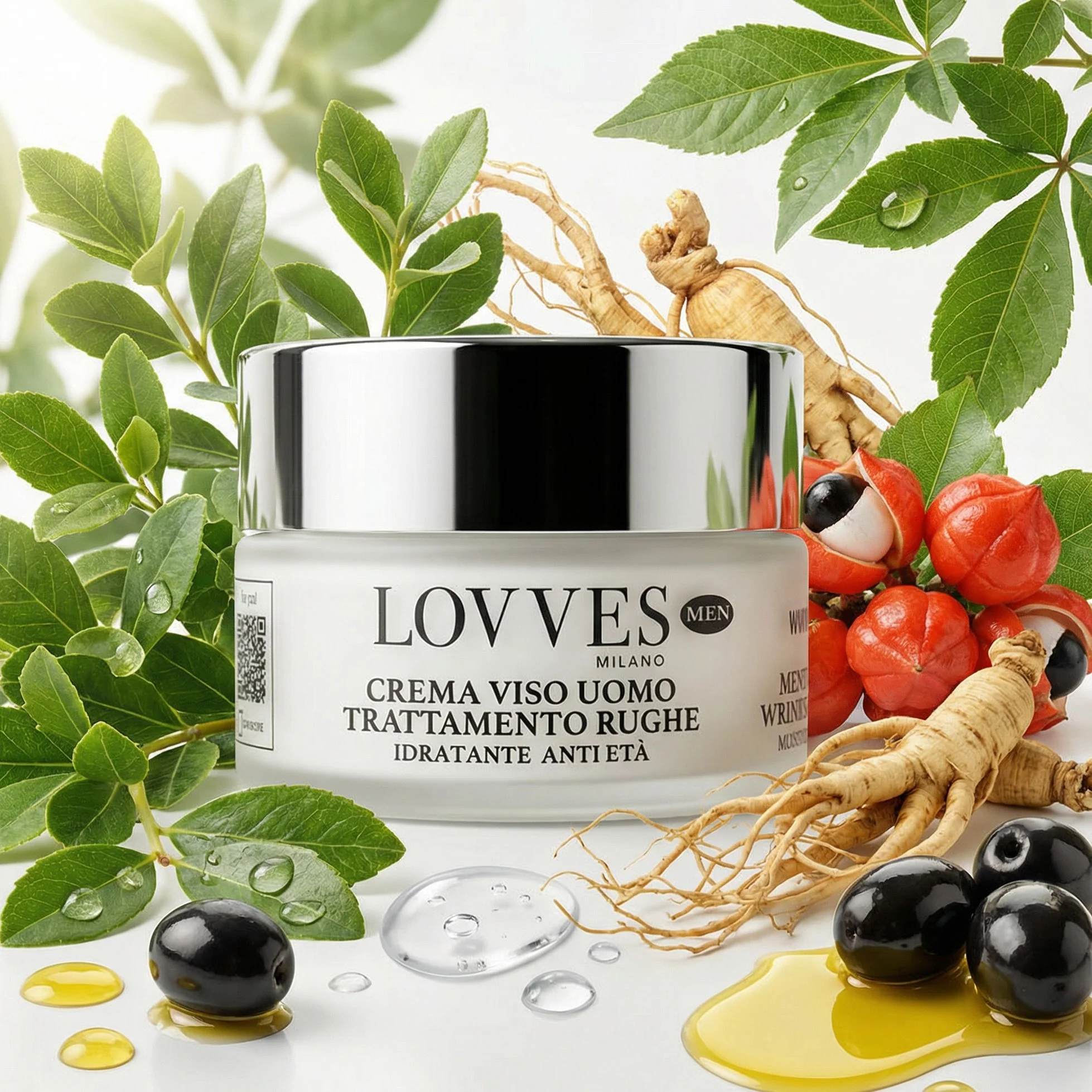 Lovves Crema Facial Antiarrugas Para Hombre - Image 5