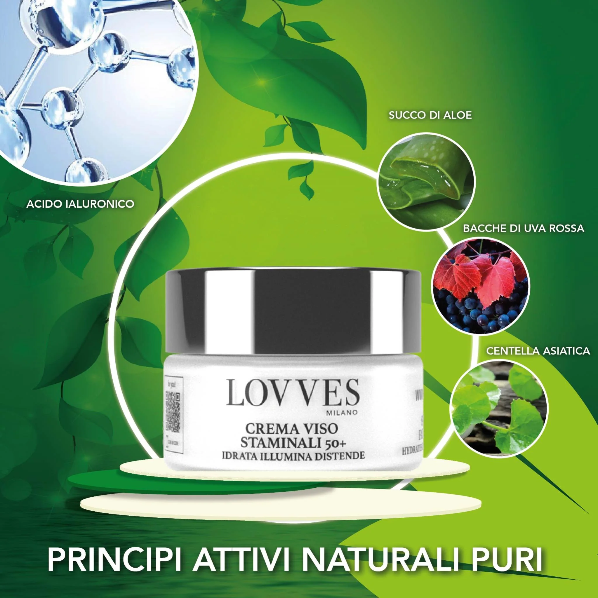 Lovves Crema Facial Células Madre 50+ - Image 5
