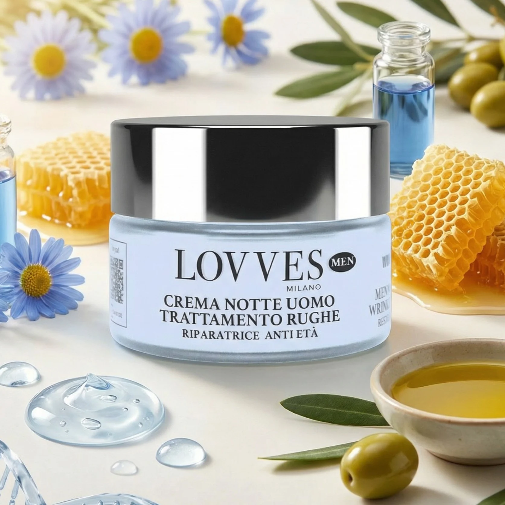Lovves Crema Noche Hombre Tratamiento De Arrugas - Image 6