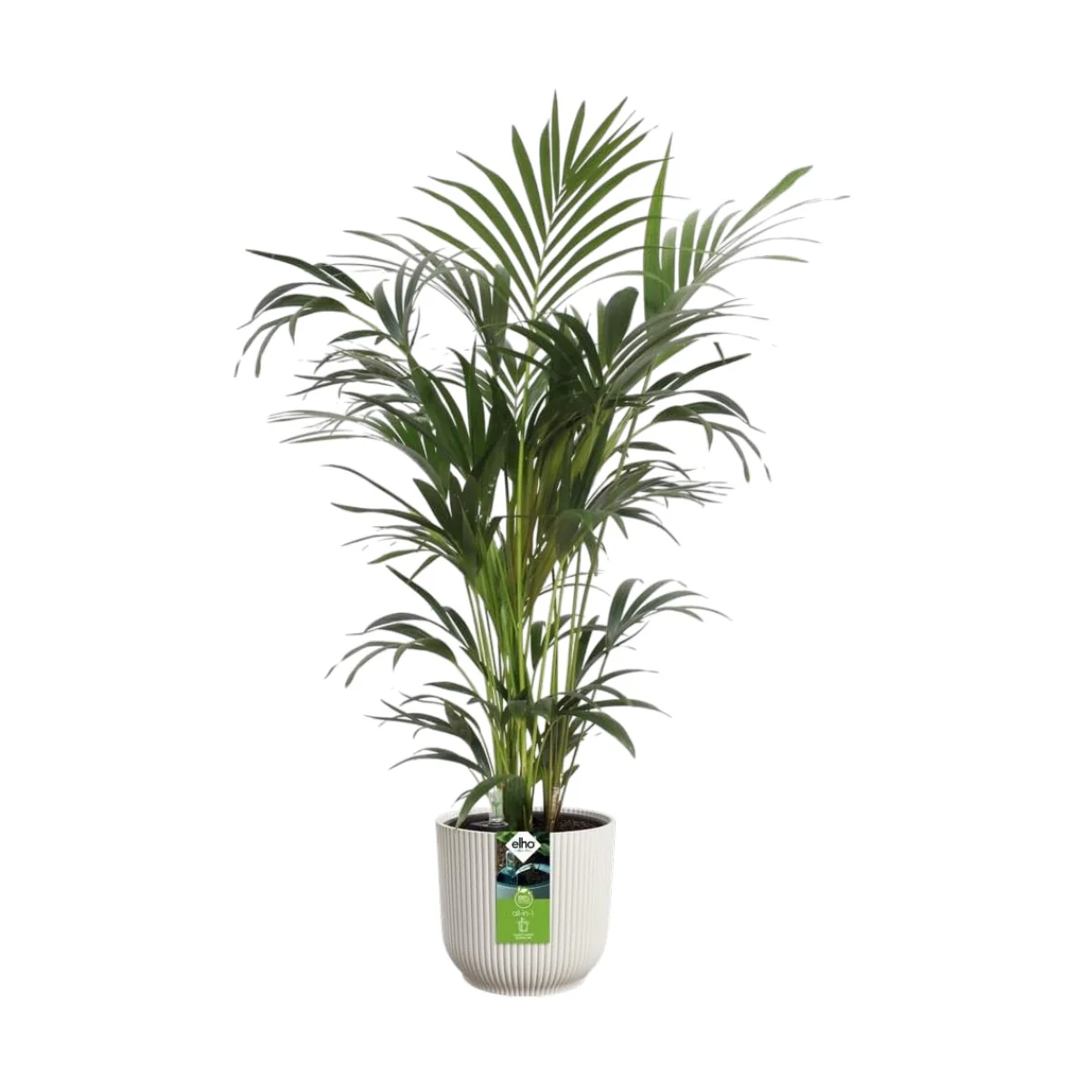 Maceta Blanco Lino All-in-1 Vibes Round Elho 18cm + Swi 17 100% reciclado - Image 2