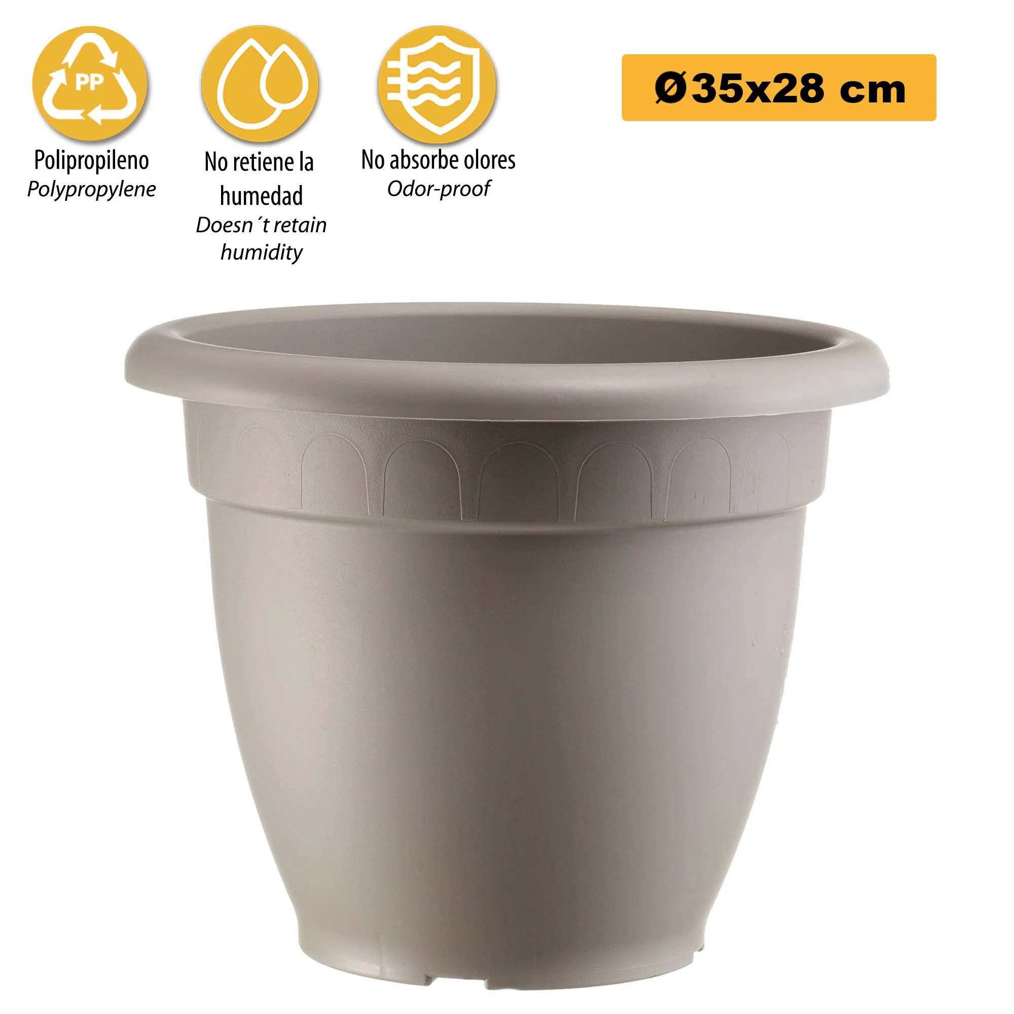 Maceta En Forma De Campana Ø Cm 35 - Image 3