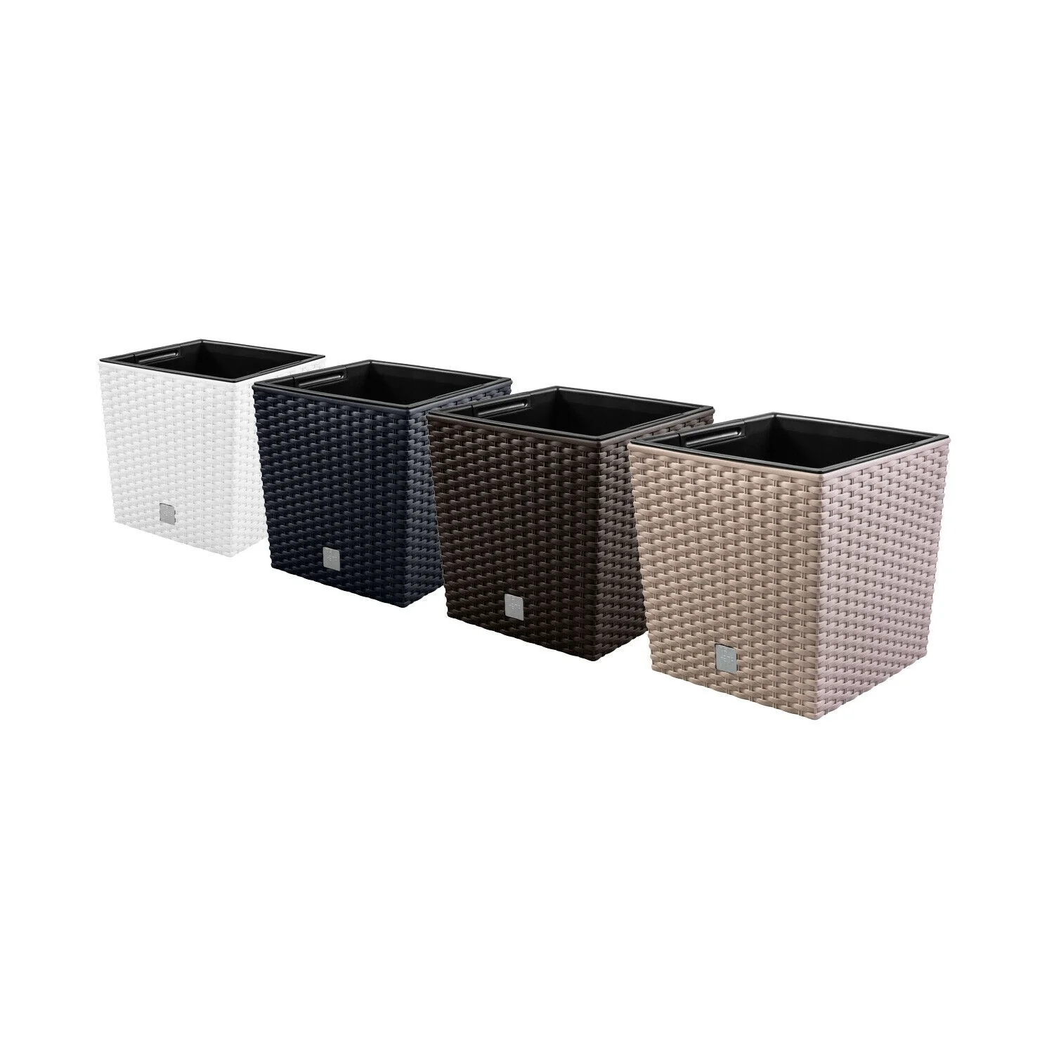 Maceta Rato 15,8 Litros Con Cubilete Para Plantar En Color Antracita 26,2 X 26,2 X 26,6 Cm. - Image 5