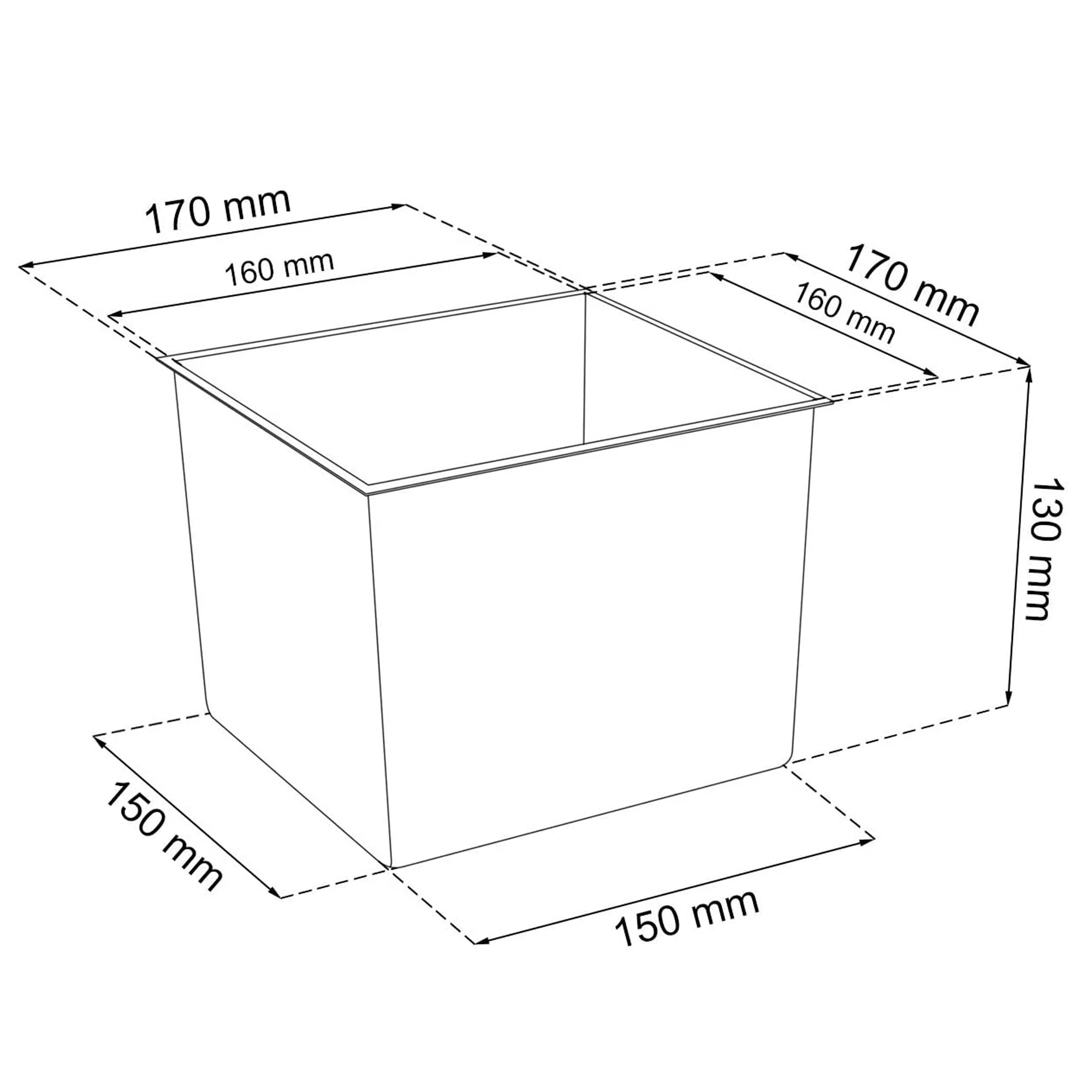 Maceta Rato De 7,2 Litros Con Inserto 17 X 17 X 32,4 Cm En Color Blanco - Image 4