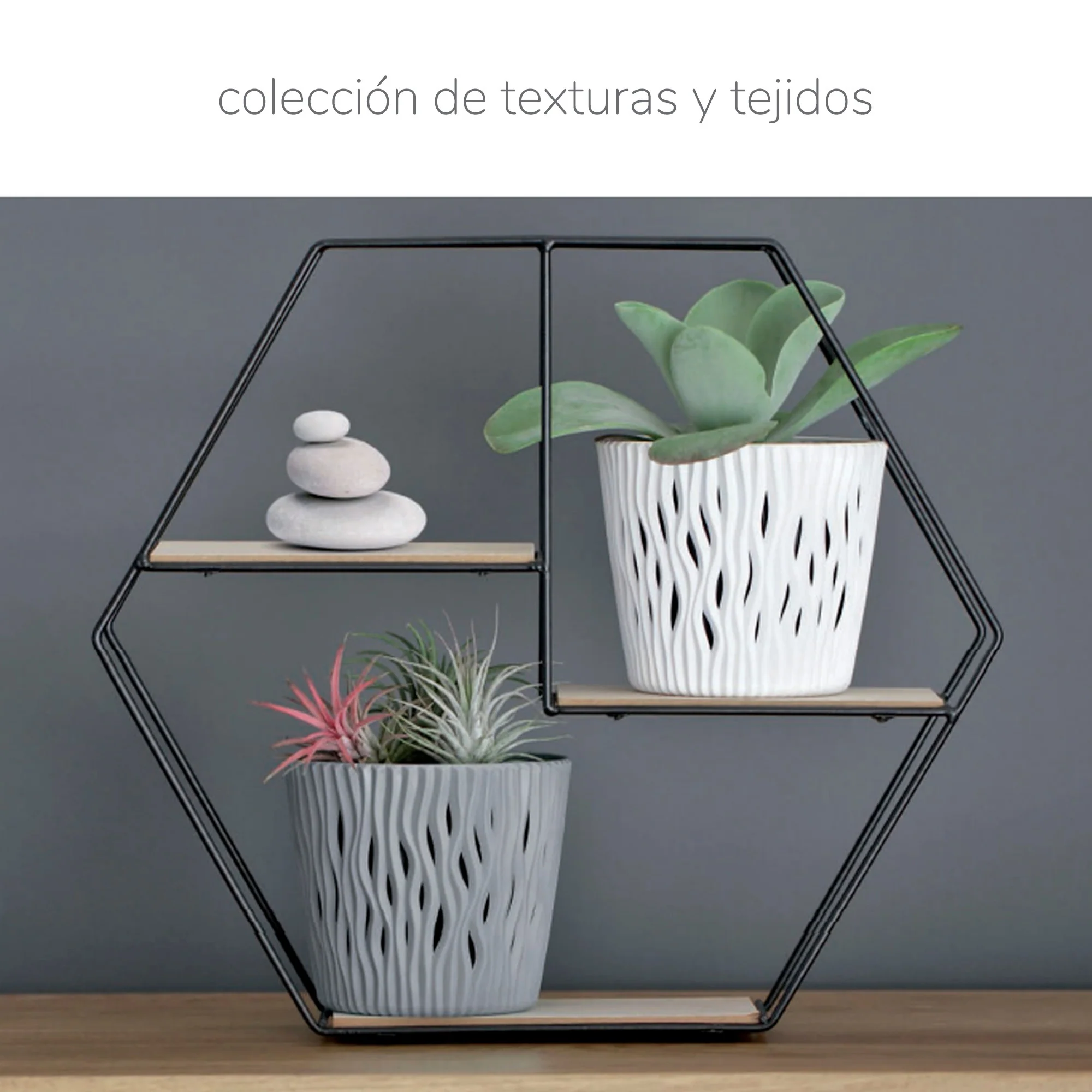 Maceta Sandy P, Dimensiones (mm) 239x239x225, Color Mocca - Image 2