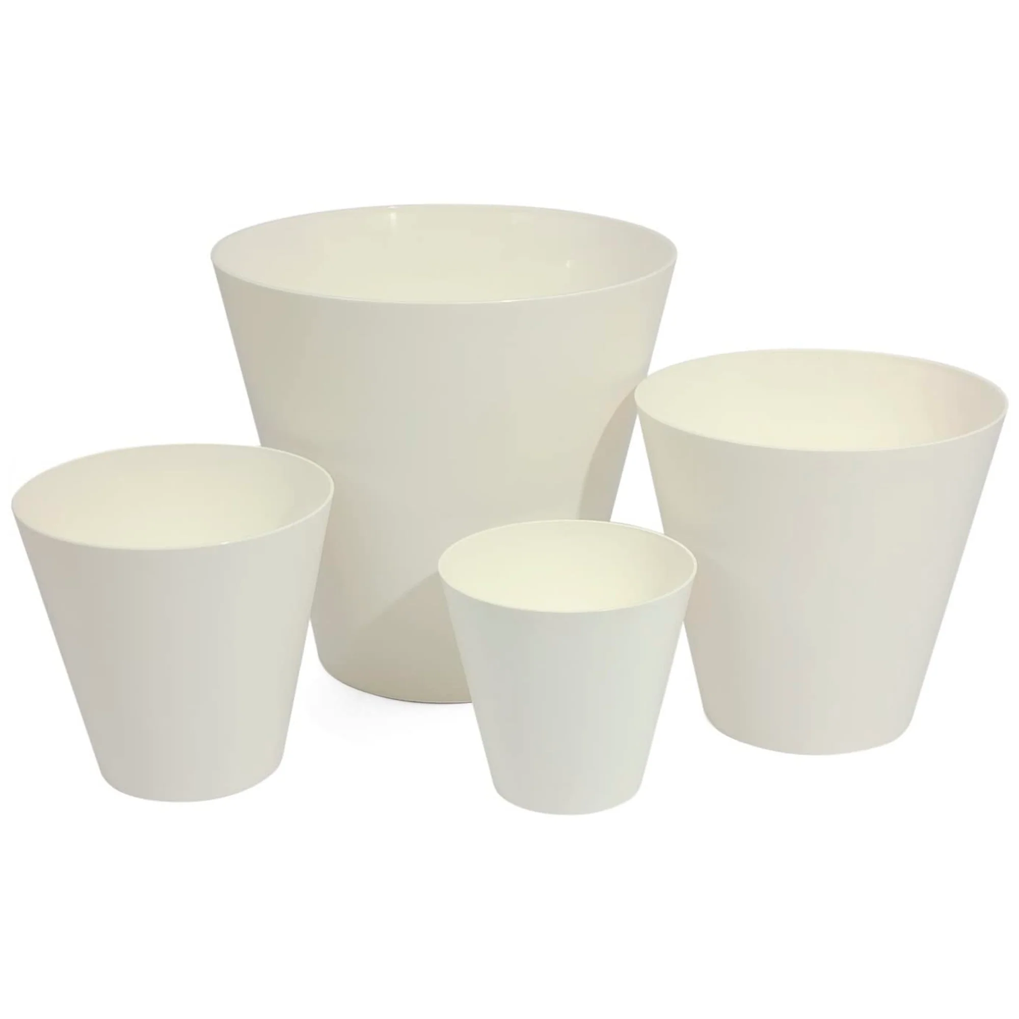 Maceta Tubus 3,5l., Dimensiones (mm) 200x200x187, Color Blanco - Image 4