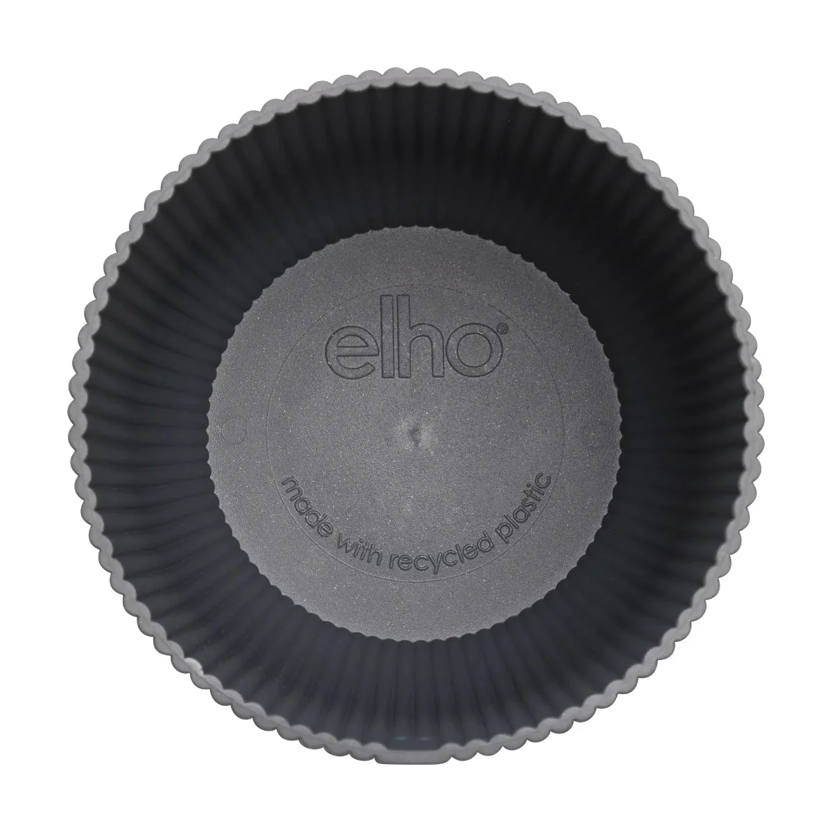 Maceta Antracita Vibes Fold Round Elho 14cm 100% reciclado - Image 3