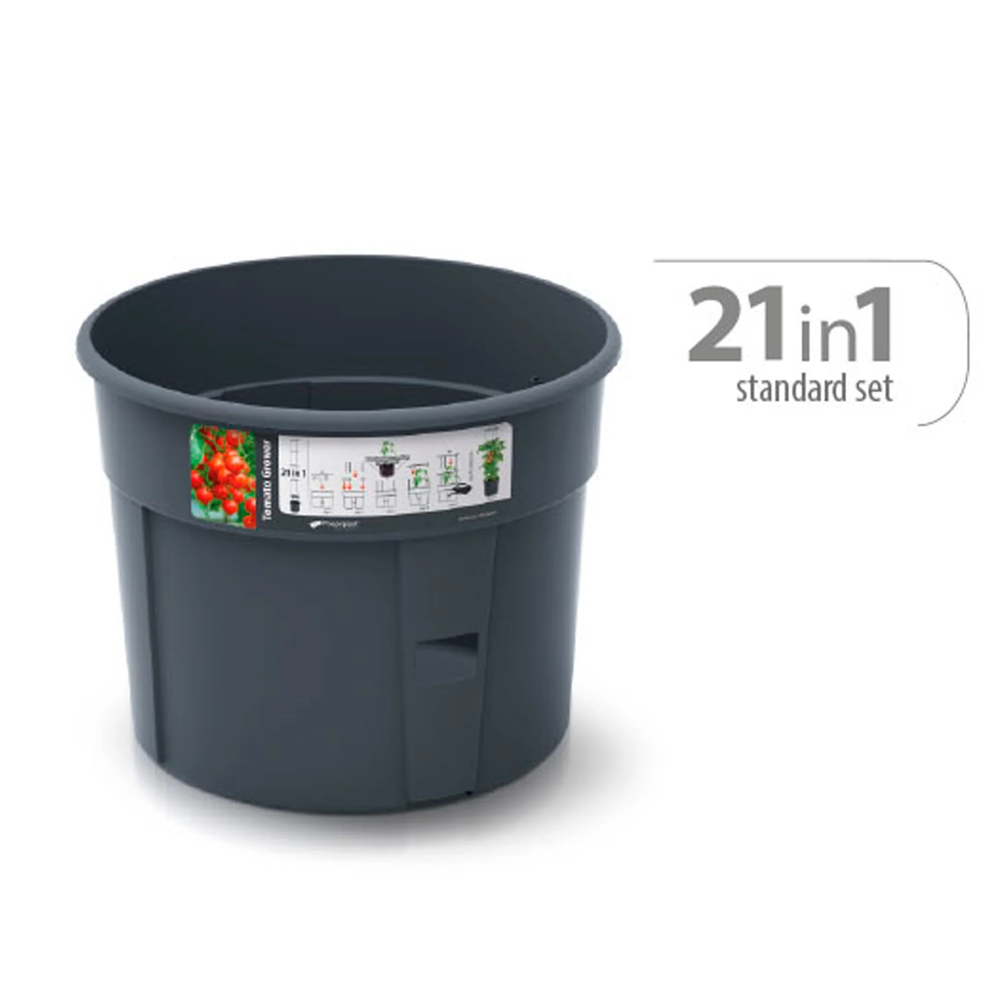 Macetero De Tomates Prosperplast Tomate Grower De Plastico En Color Antracita 39,2 (largo) X 39,2 (ancho) X 31,5-153 (alto) Cm - Image 4