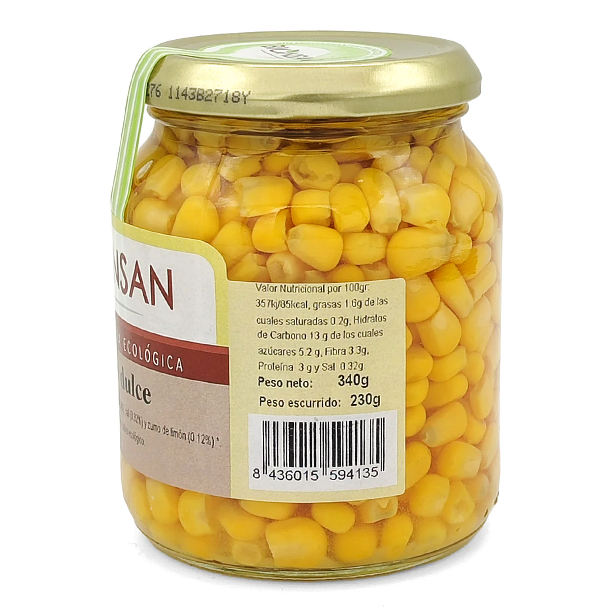 Maíz Dulce Eco Bionsan 320gr - Image 2