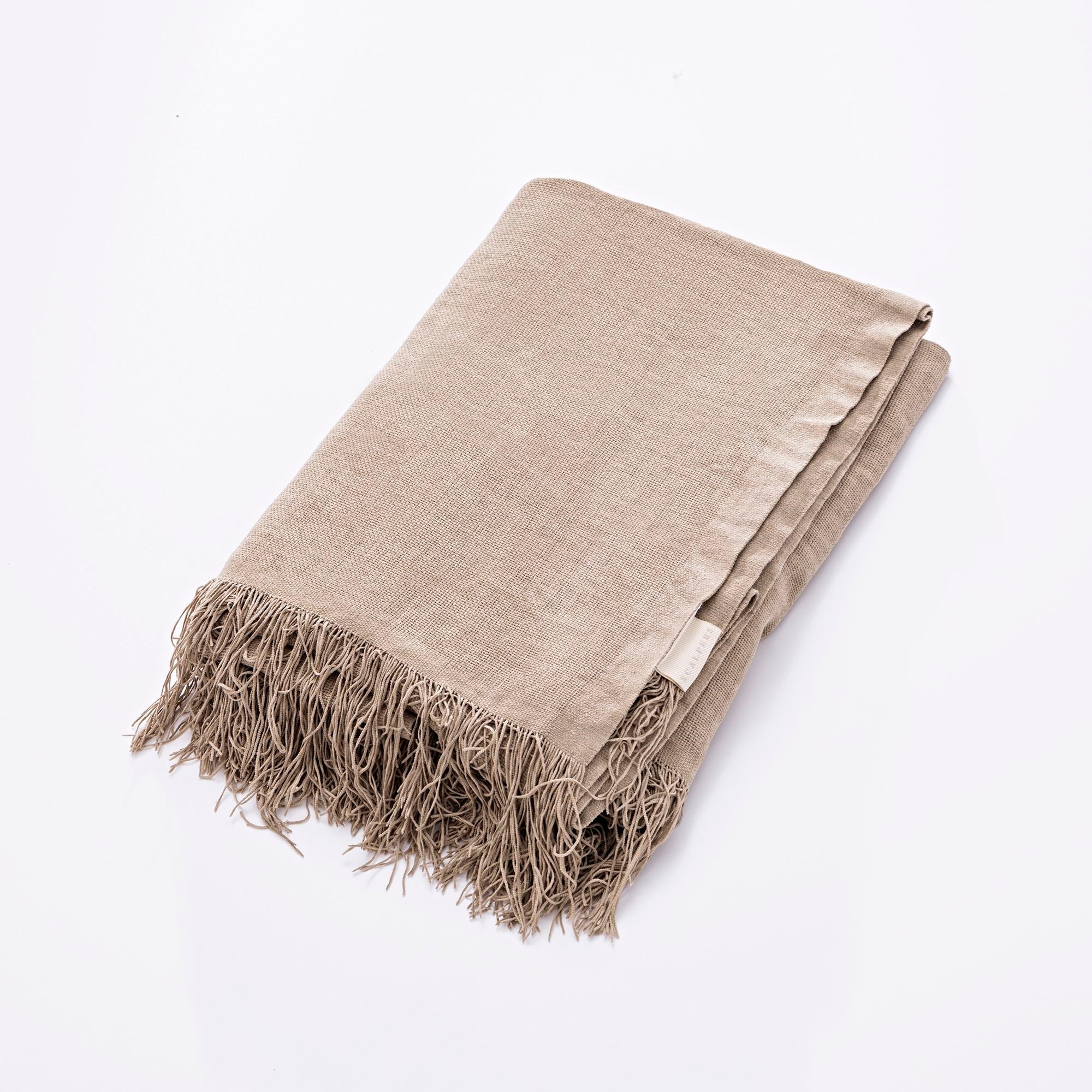 Manta De Chenilla 140x190cm 100% Poliester 260gsm Marron Scalpers Home - Image 3