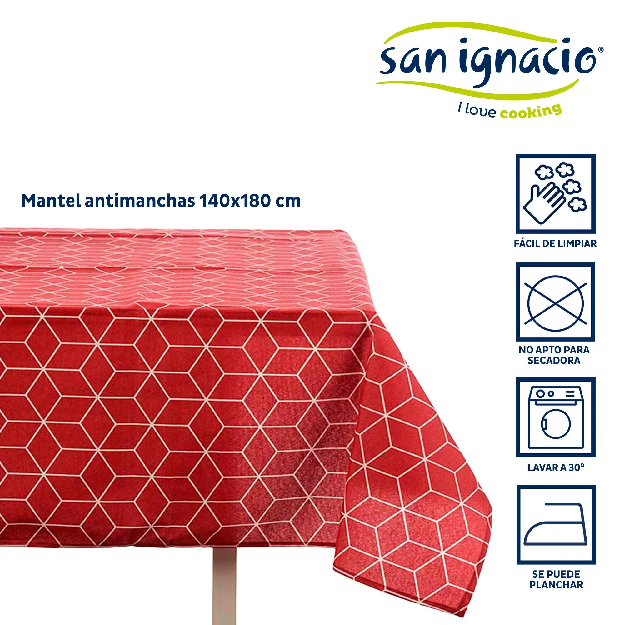 Mantel Loneta Antimanchas 140x180cm Abst Colección Kinvara - Image 2