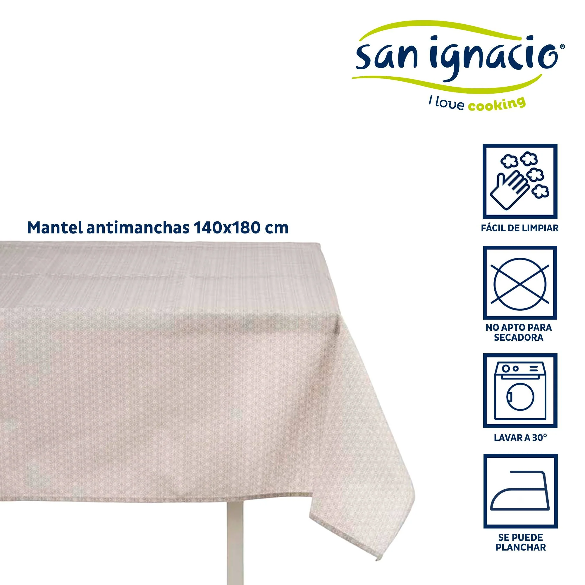 Mantel Loneta Antimanchas 140x180cm Estr Colección Kinvara - Image 2