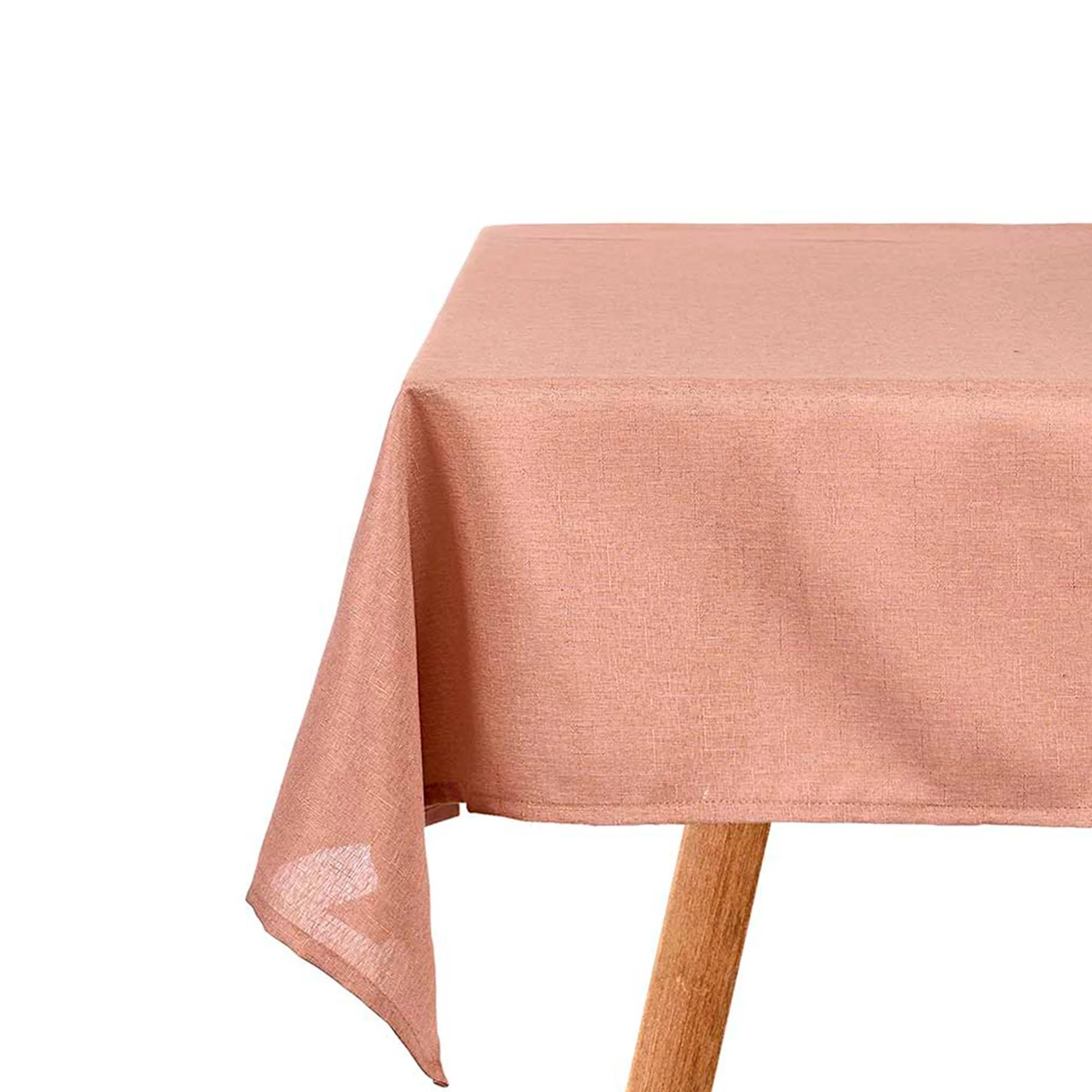 Mantel Poliester 140x240cm Rosa Palo Colección Kinvara