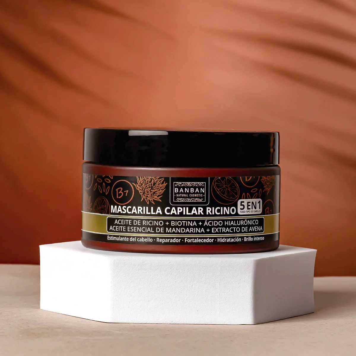 Mascarilla Capilar Ricino 250ml Banban - Image 3