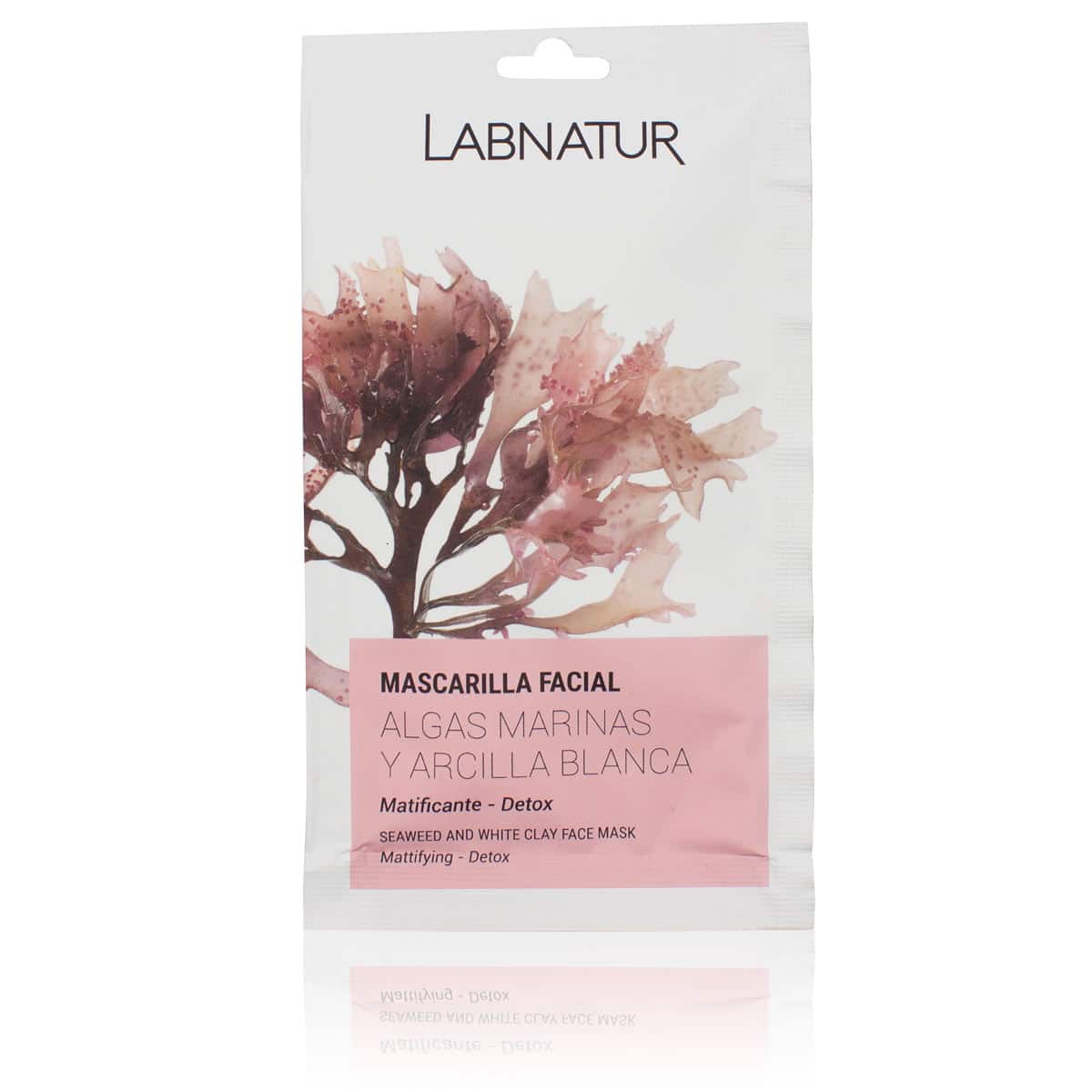 Mascarilla Facial Algas Marinas y Arcilla Labnatur 15 ml | Detox Purificante | Control Grasa | Limpieza Profunda