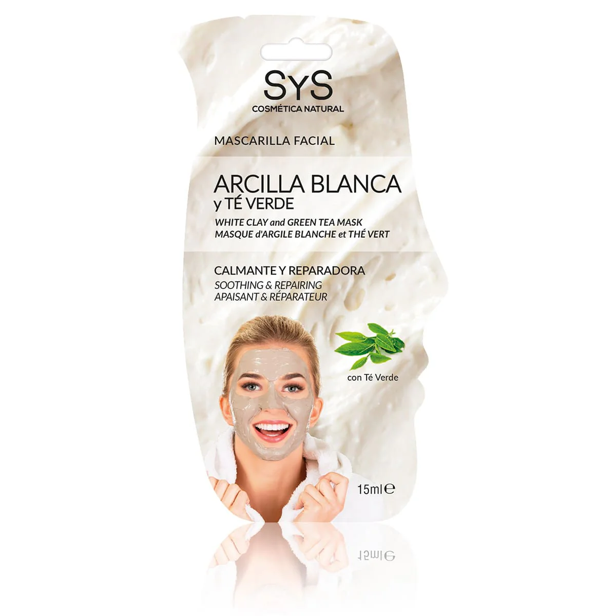 Mascarilla Facial Té Verde y Arcilla Labnatur 15 ml | Purificante | Control Grasa | Limpieza Profunda
