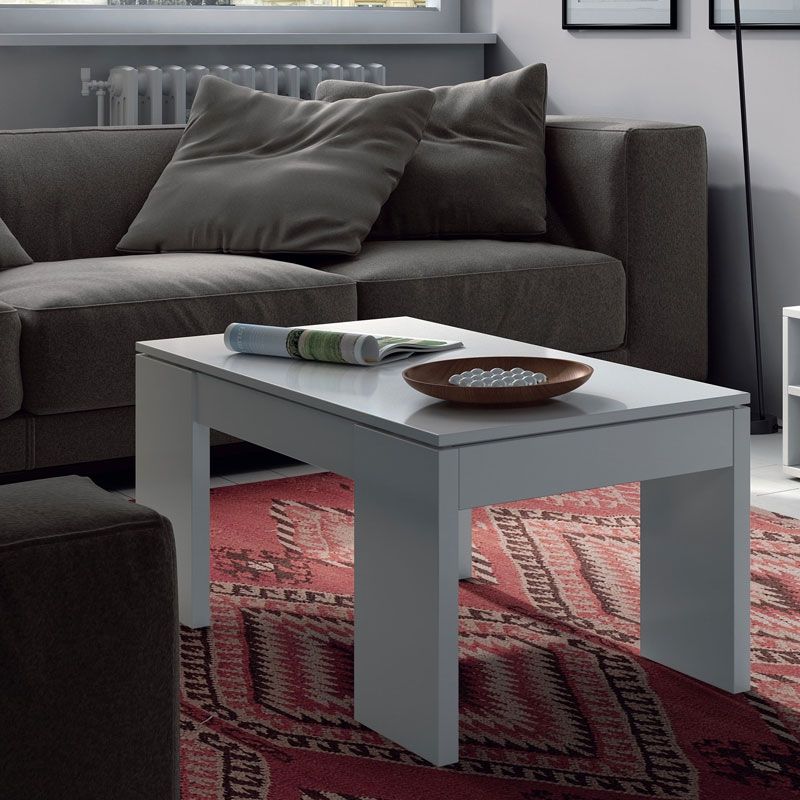 Mesa Centro Elevable Flow Blanco Brillo - Image 6