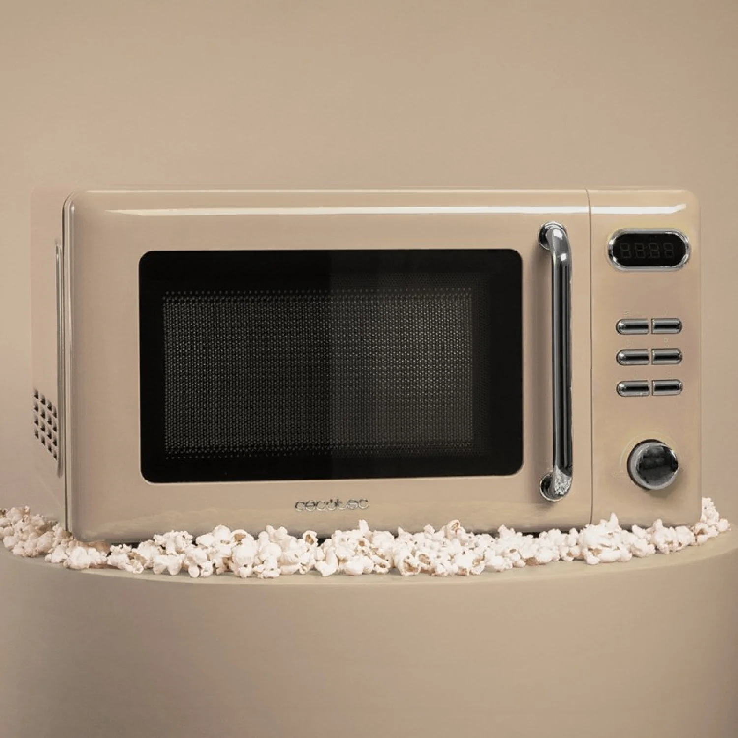 Microondas Digital Con Grill De 20 L Proclean 5110 Retro Beige. 700 W En 5 Niveles, Temporizador Hasta 60 Mins, 8 Programas Y Modo Descongelación, D - Image 3