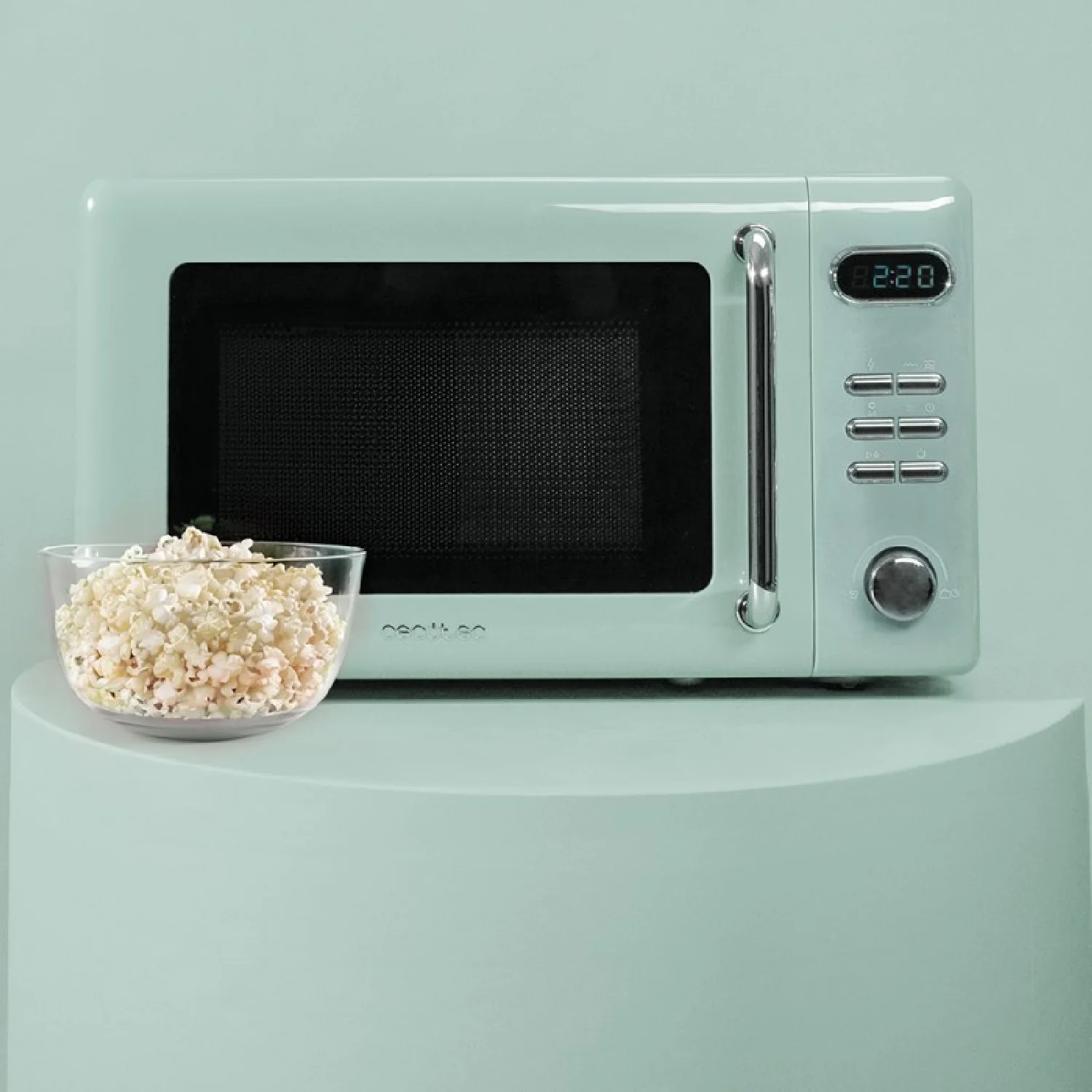 Microondas Digital Con Grill De 20 L Proclean 5110 Retro Green. 700 W En 5 Niveles, Temporizador Hasta 60 Mins, 8 Programas Y Modo Descongelación, D - Image 4