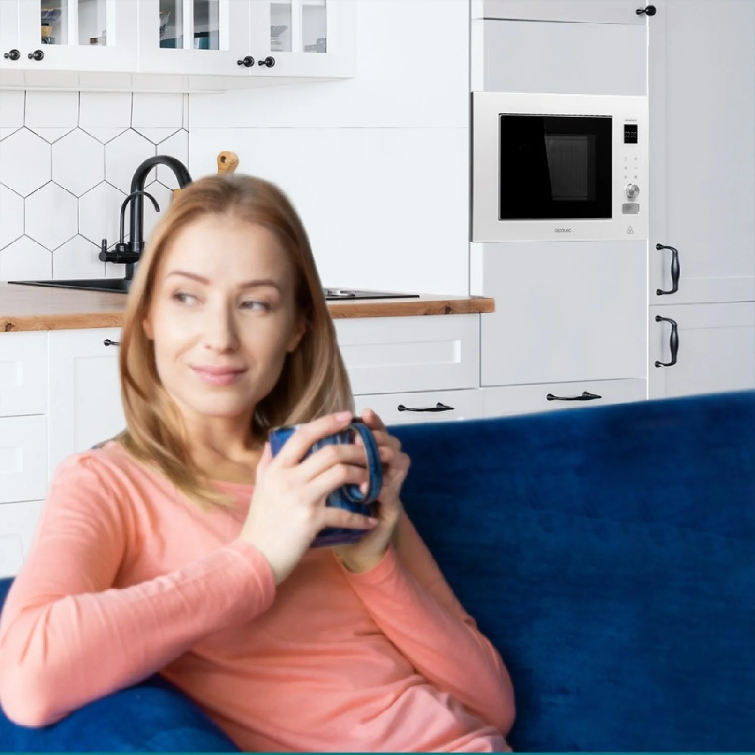 Microondas Encastrable De 21 Litros Con Grill Grandheat 2090 Built-in Touch White. 1200 W, Digital, Táctil, 8 Funciones, Temporizador, Interior Con - Image 5