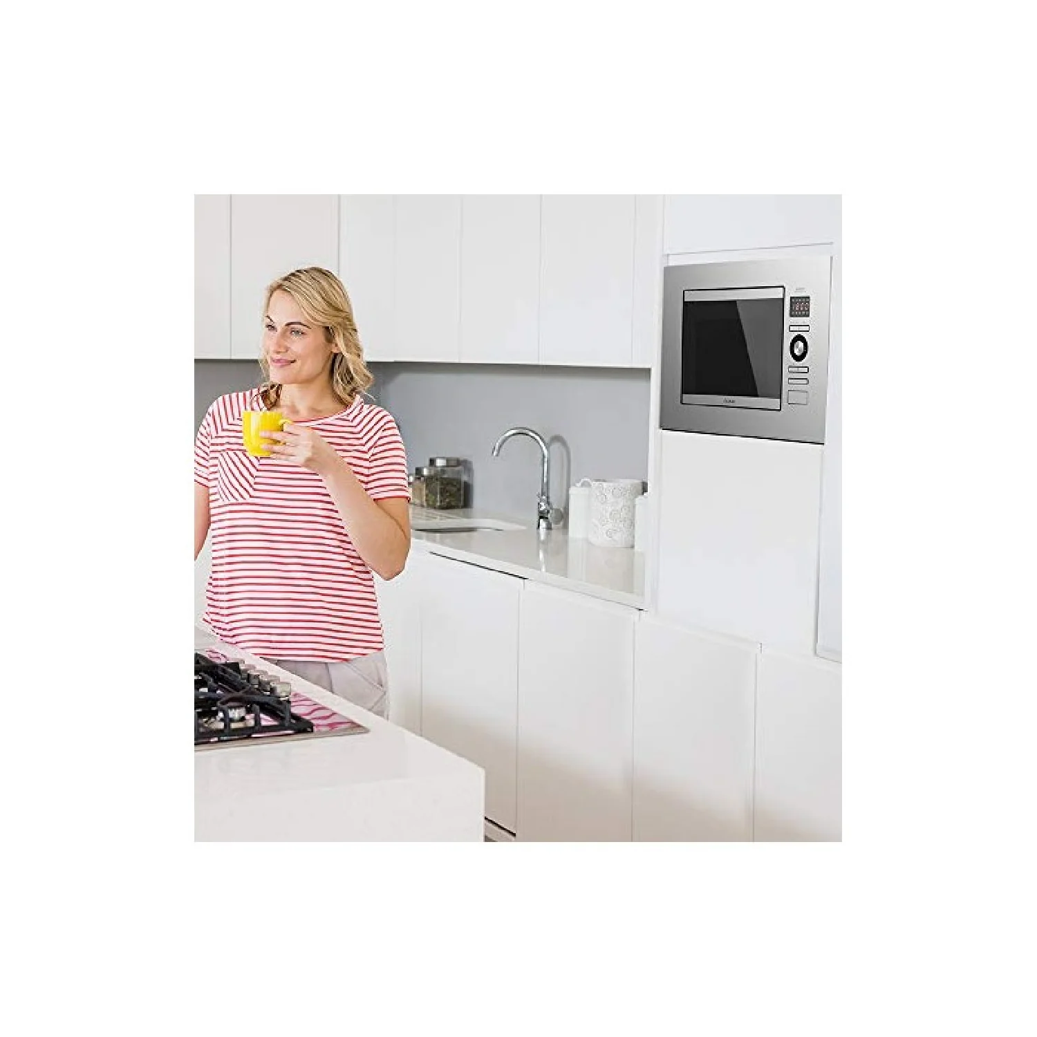 Microondas Encastrable Digital Grandheat 2090 Built-in Steel. 800w Potencia, Integrable, 20 Litros, Grill, 8 Funciones Preconfiguradas, Temporizador - Image 3