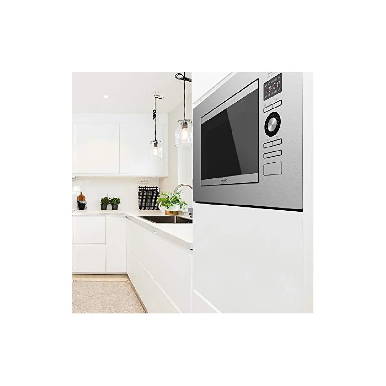 Microondas Encastrable Digital Grandheat 2090 Built-in Steel. 800w Potencia, Integrable, 20 Litros, Grill, 8 Funciones Preconfiguradas, Temporizador - Image 4