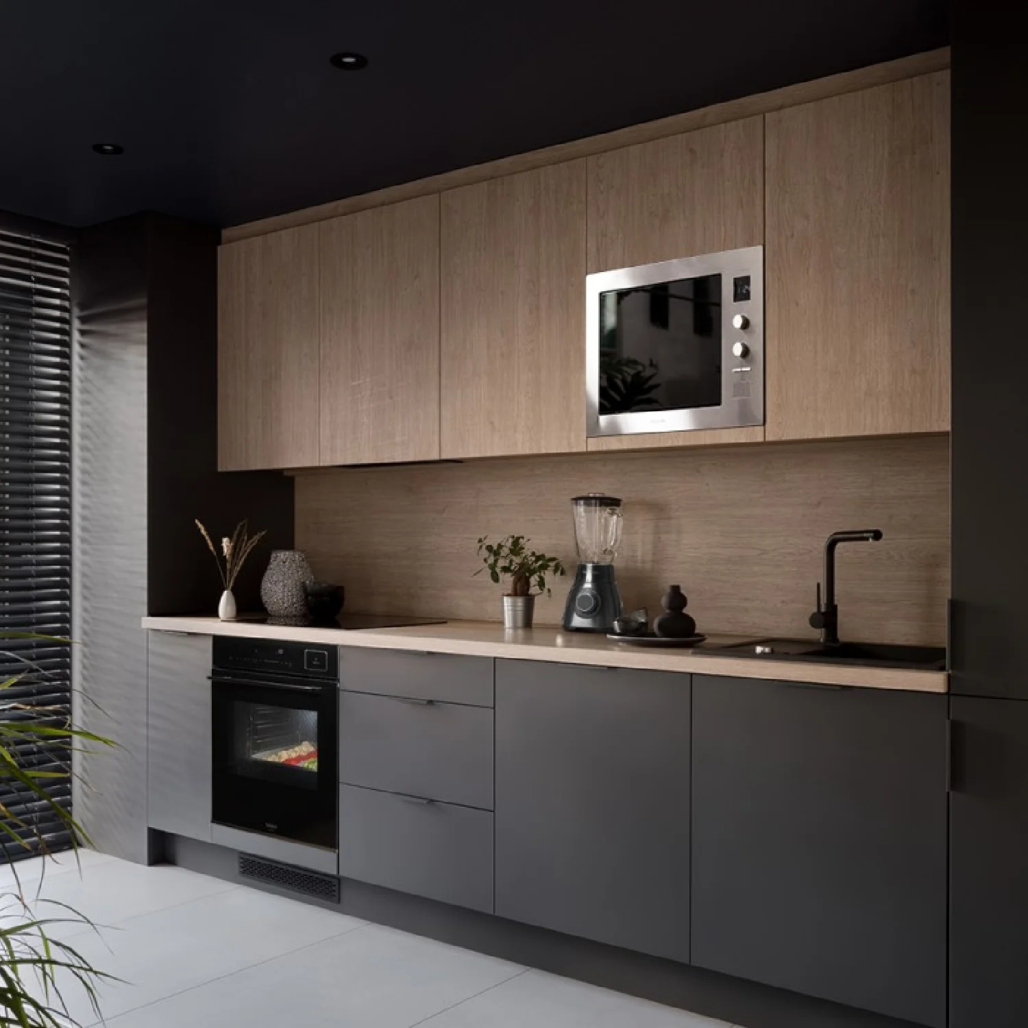 Microondas Encrastable Digital De 25 Litros Con Grill Grandheat 2550 Built-in Steel. 1320 W, 8 Funciones, Temporizador, Revestimiento Acero Inox, Pl - Image 5