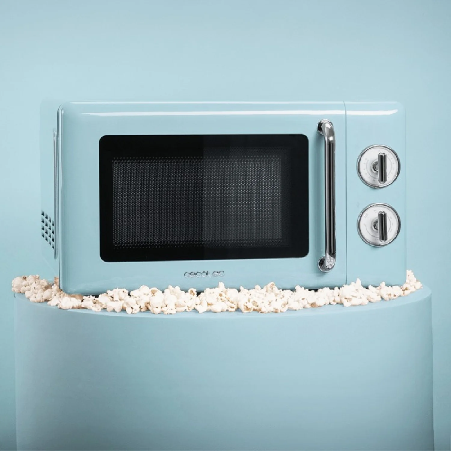 Microondas Mecánico Con Grill De 20 L Proclean 3110 Retro Blue. 700 W En 6 Niveles, Temporizador Hasta 30 Minutos, Modo Descongelación, Diseño Vinta - Image 3