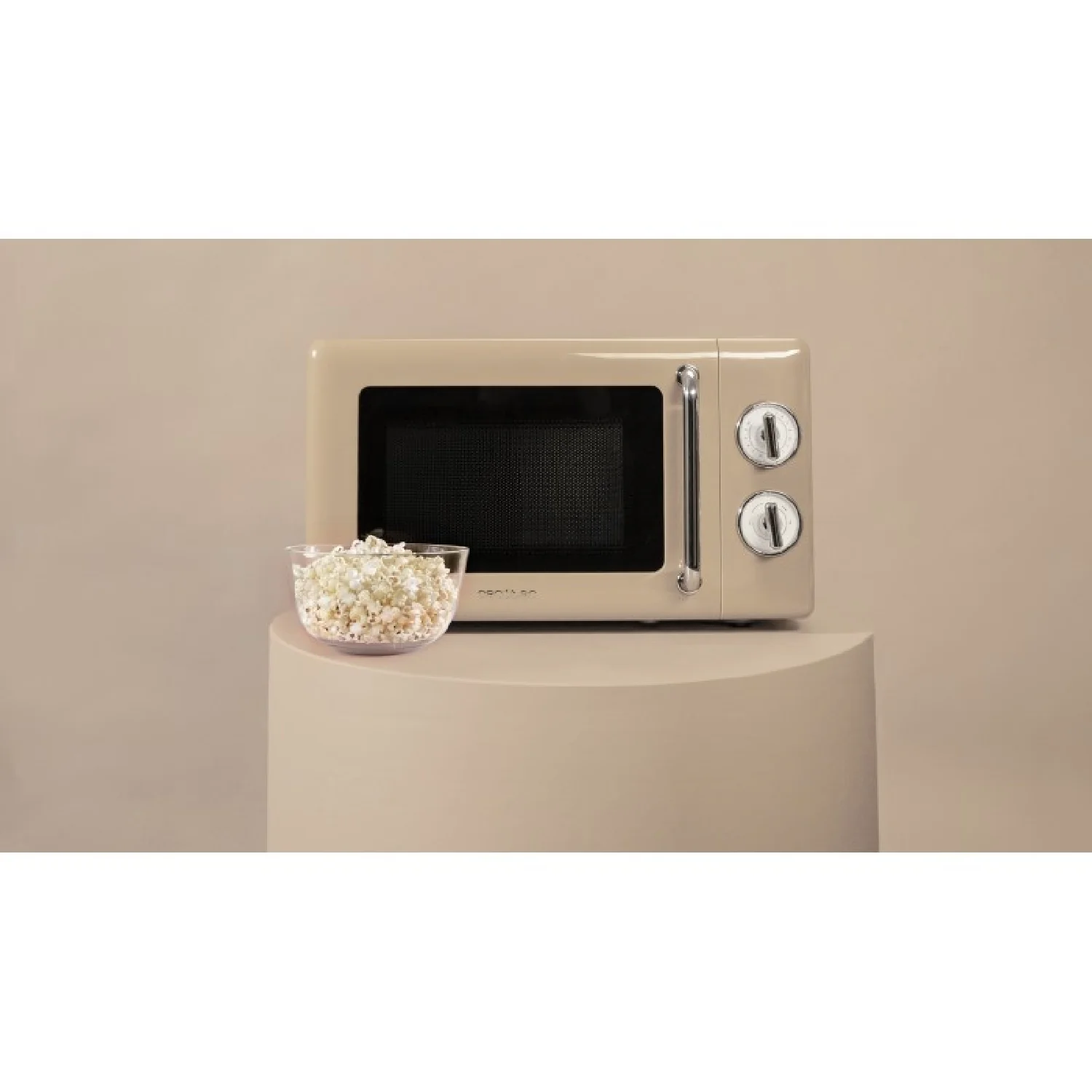 Microondas Mecánico De 20 L Proclean 3010 Retro Beige. 700 W En 6 Niveles, Temporizador Hasta 30 Minutos, Modo Descongelación, Diseño Vintage En Bei - Image 4
